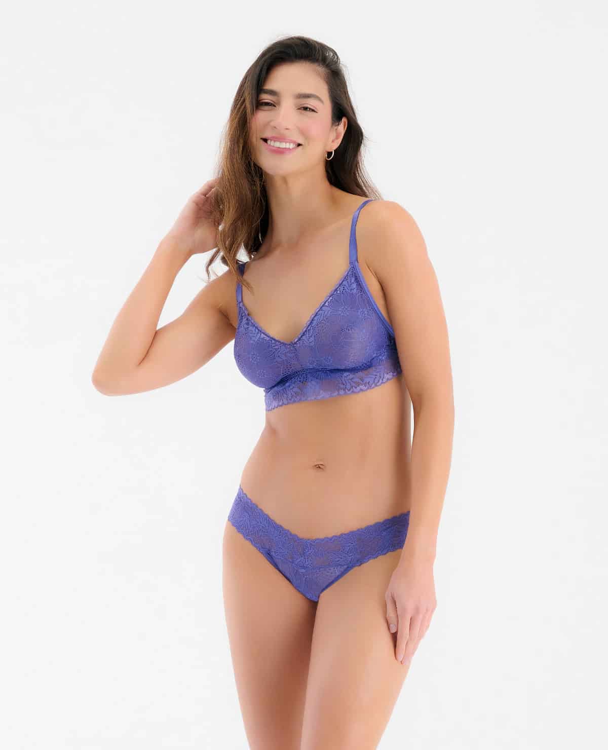 Bralette Triangular | En Encaje | Elástico en Base - miniatura 4