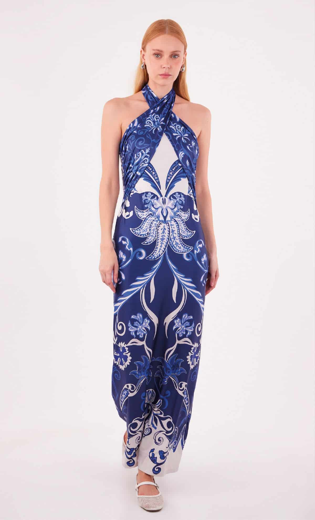 Vestido largo Ramtin Tiles - miniatura 3