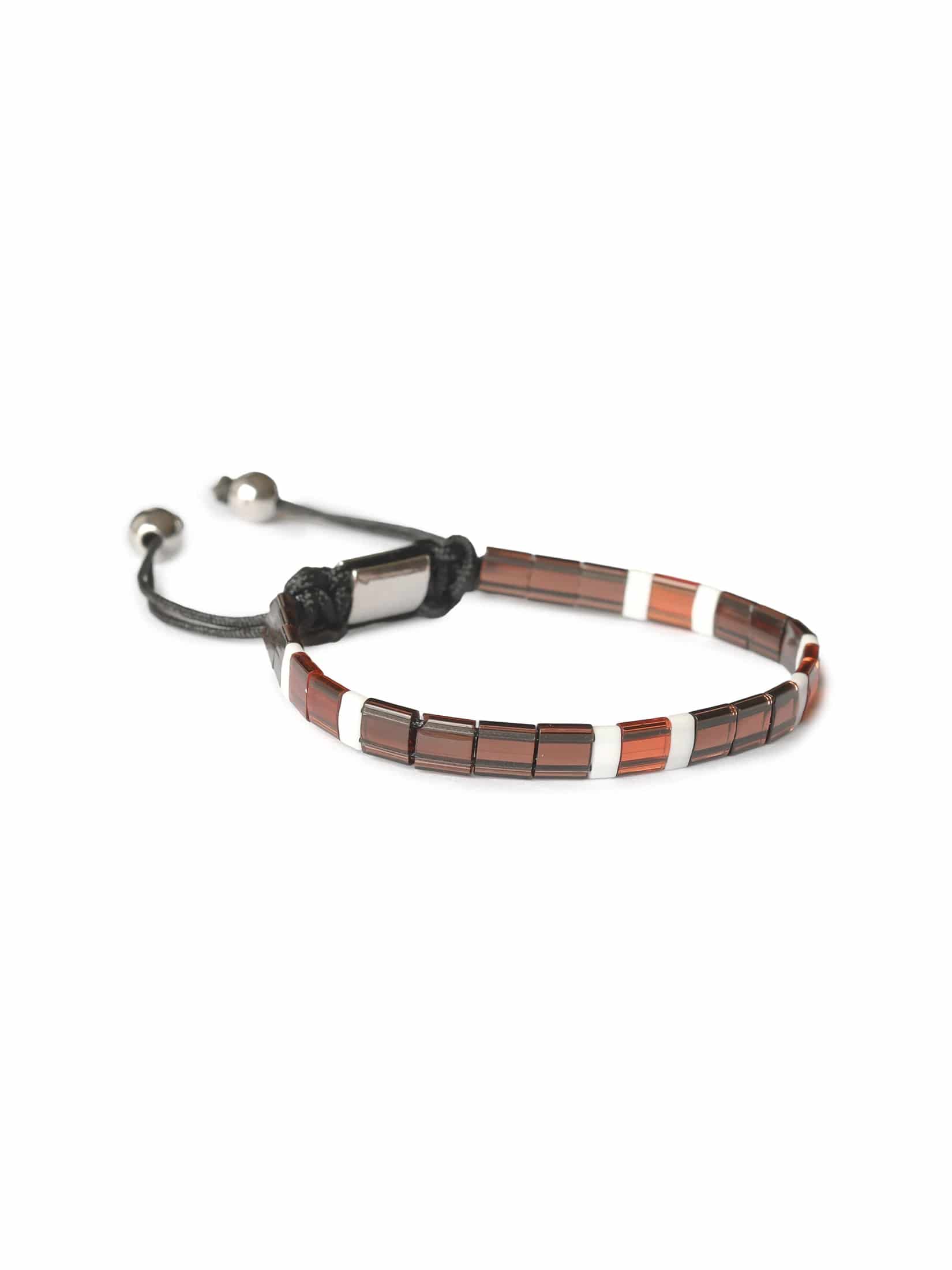 Brazalete Miyuki Tila Ambar 5mm - miniatura 2