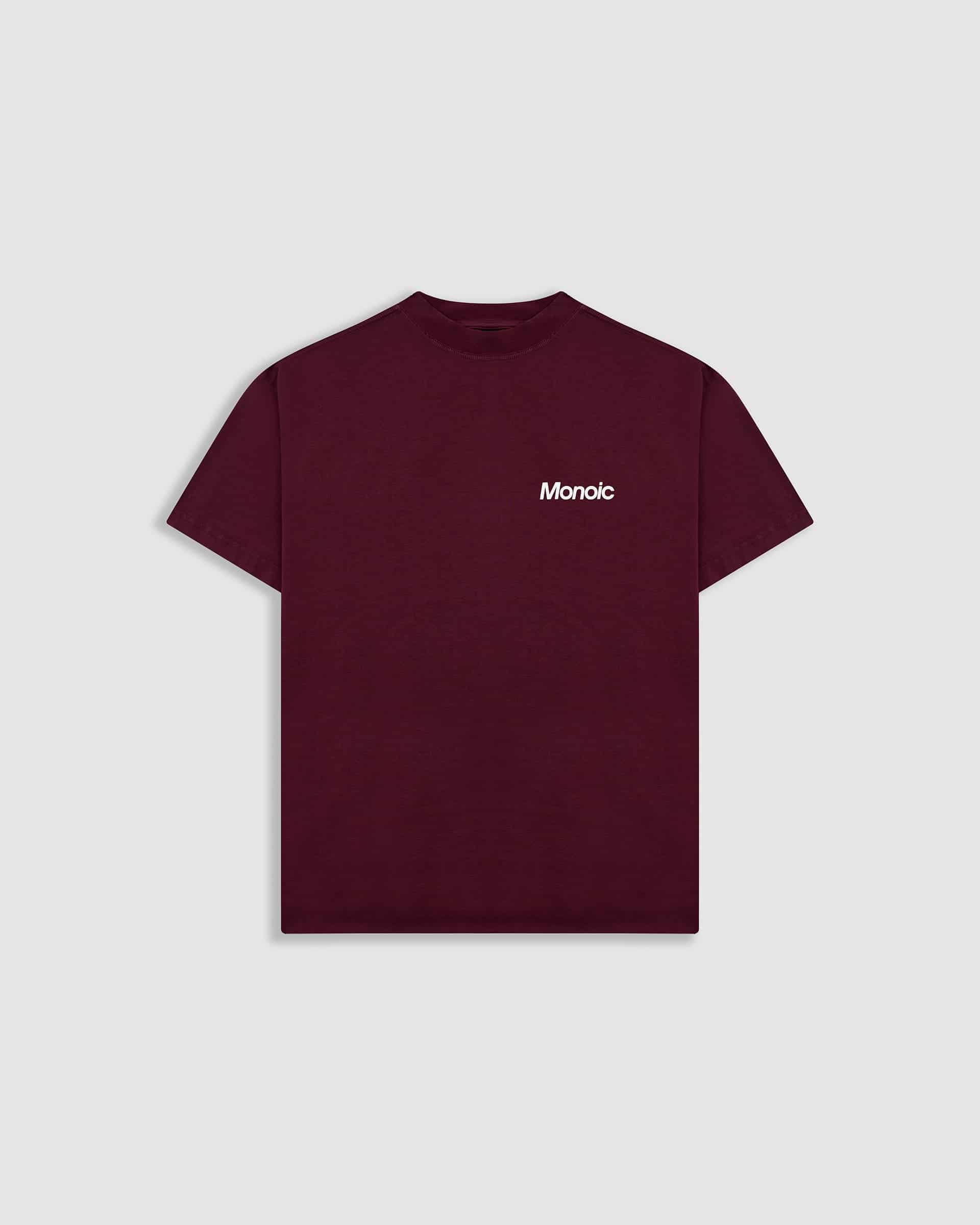 Camiseta Logo Oversized V3 - Burgundy - miniatura 8
