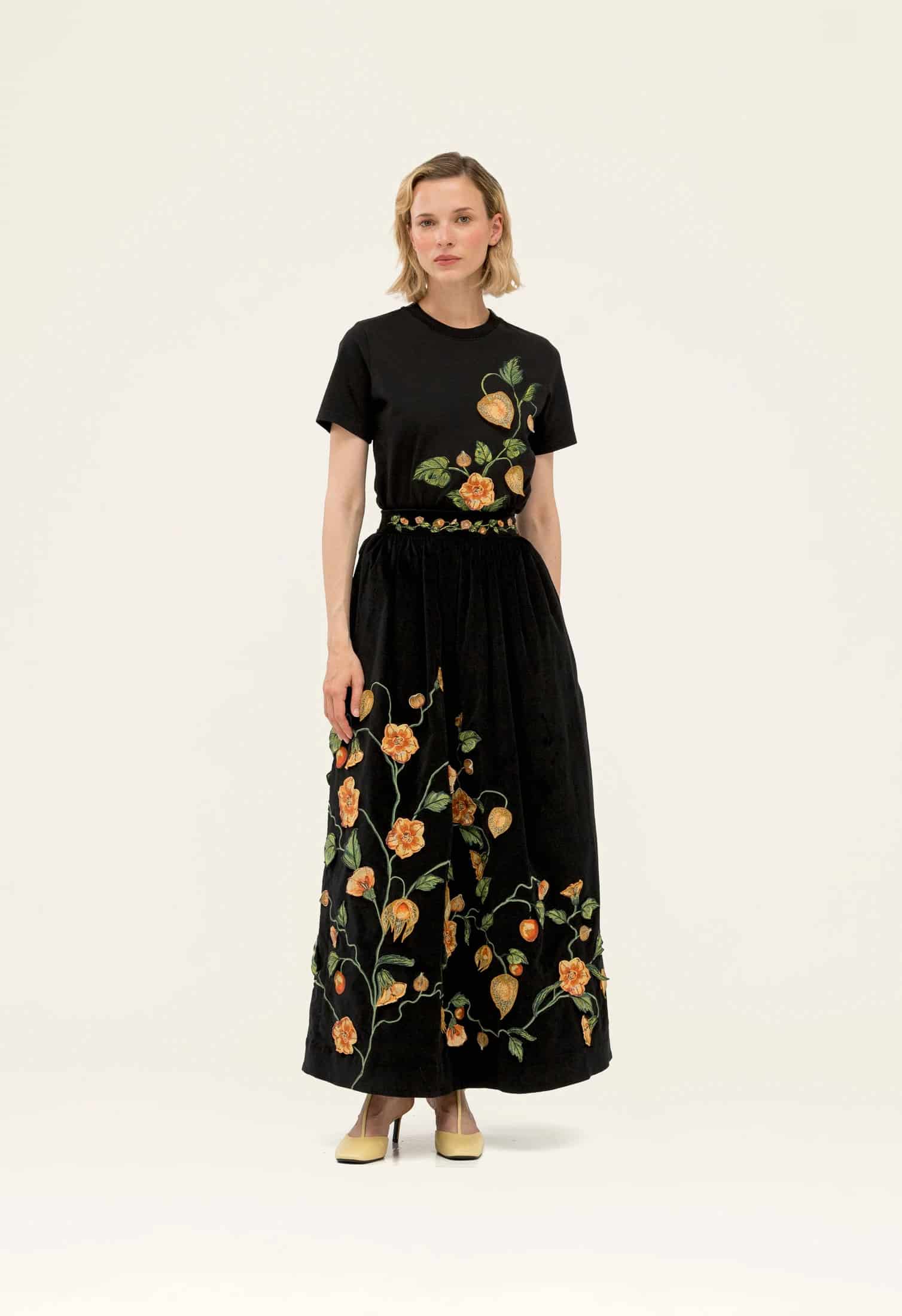 Tangelo Uchuva Maxi Skirt - miniatura 3
