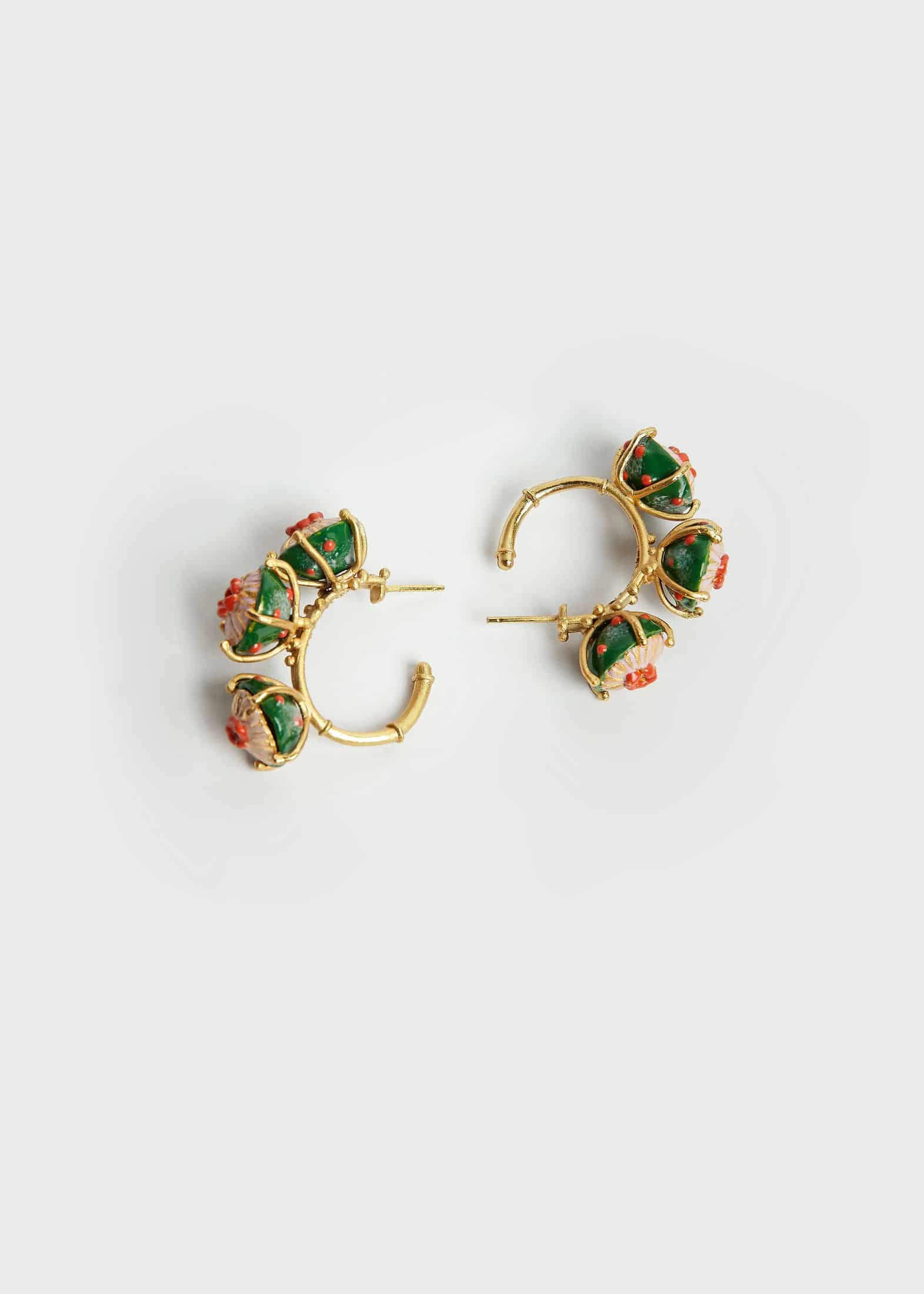 MAXI HOOP EARRINGS "SOMBRERITO" - miniatura 1