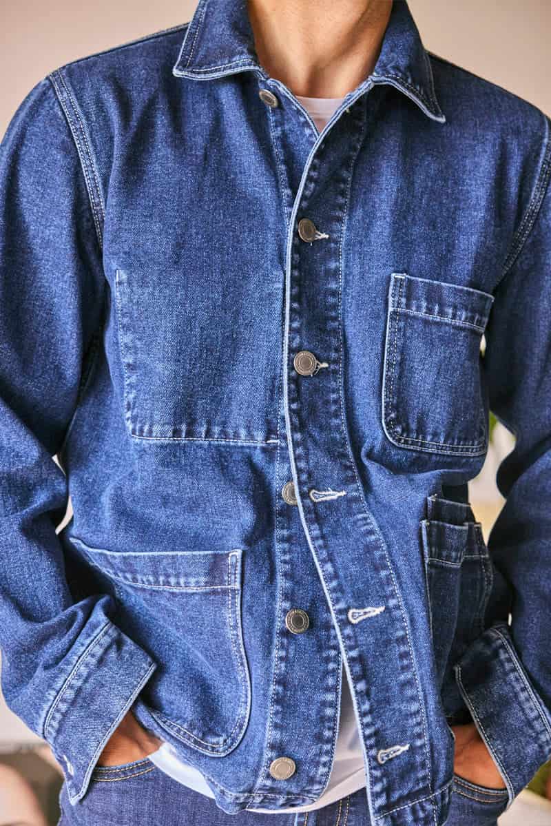 CHAQUETA POCKET DENIM - miniatura 1