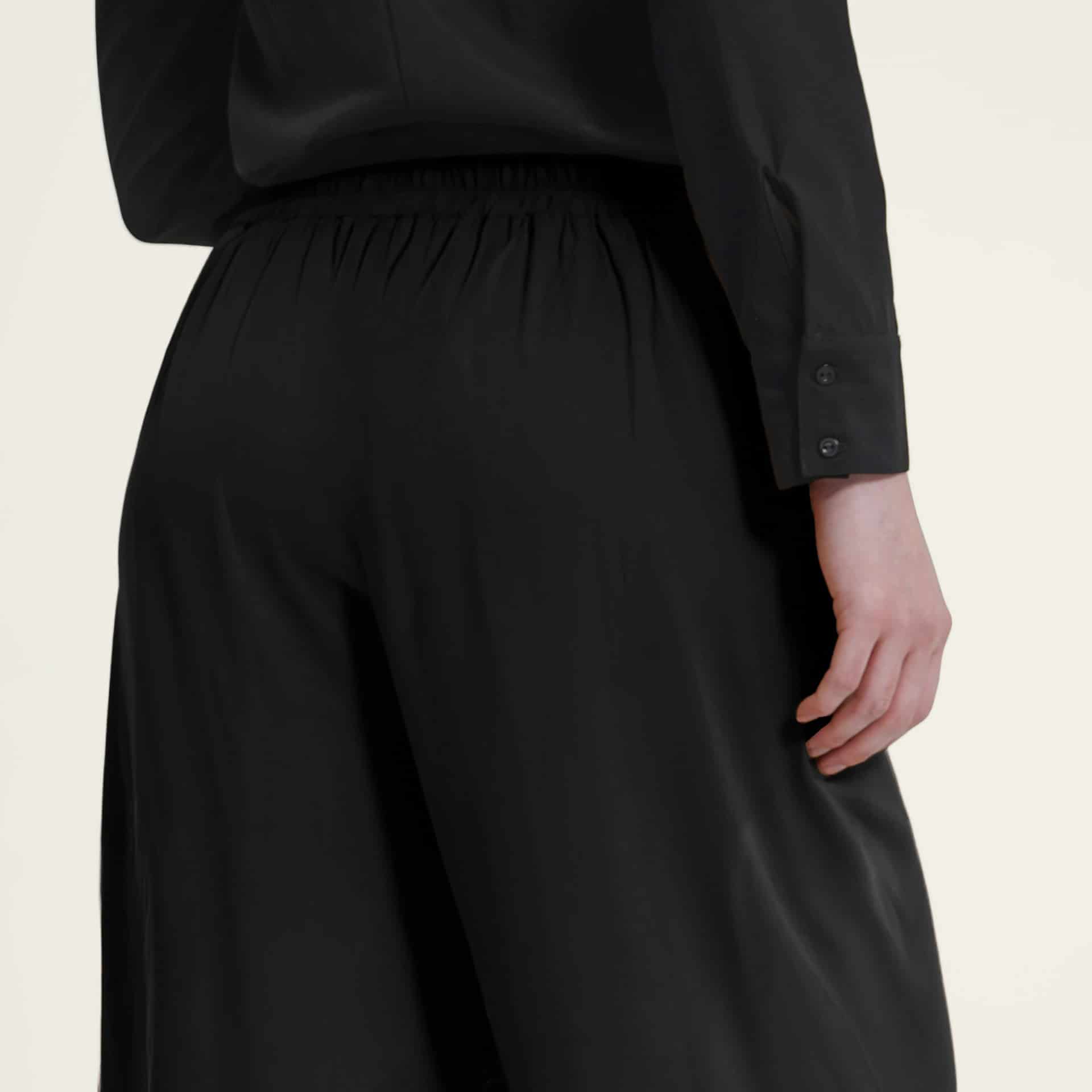 Pantalón palazzo con elastico en cintura - miniatura 14