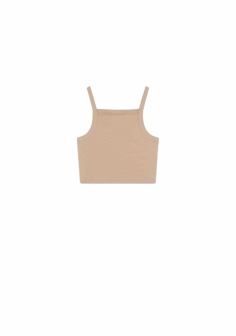Monclair brown crop top - miniatura 1