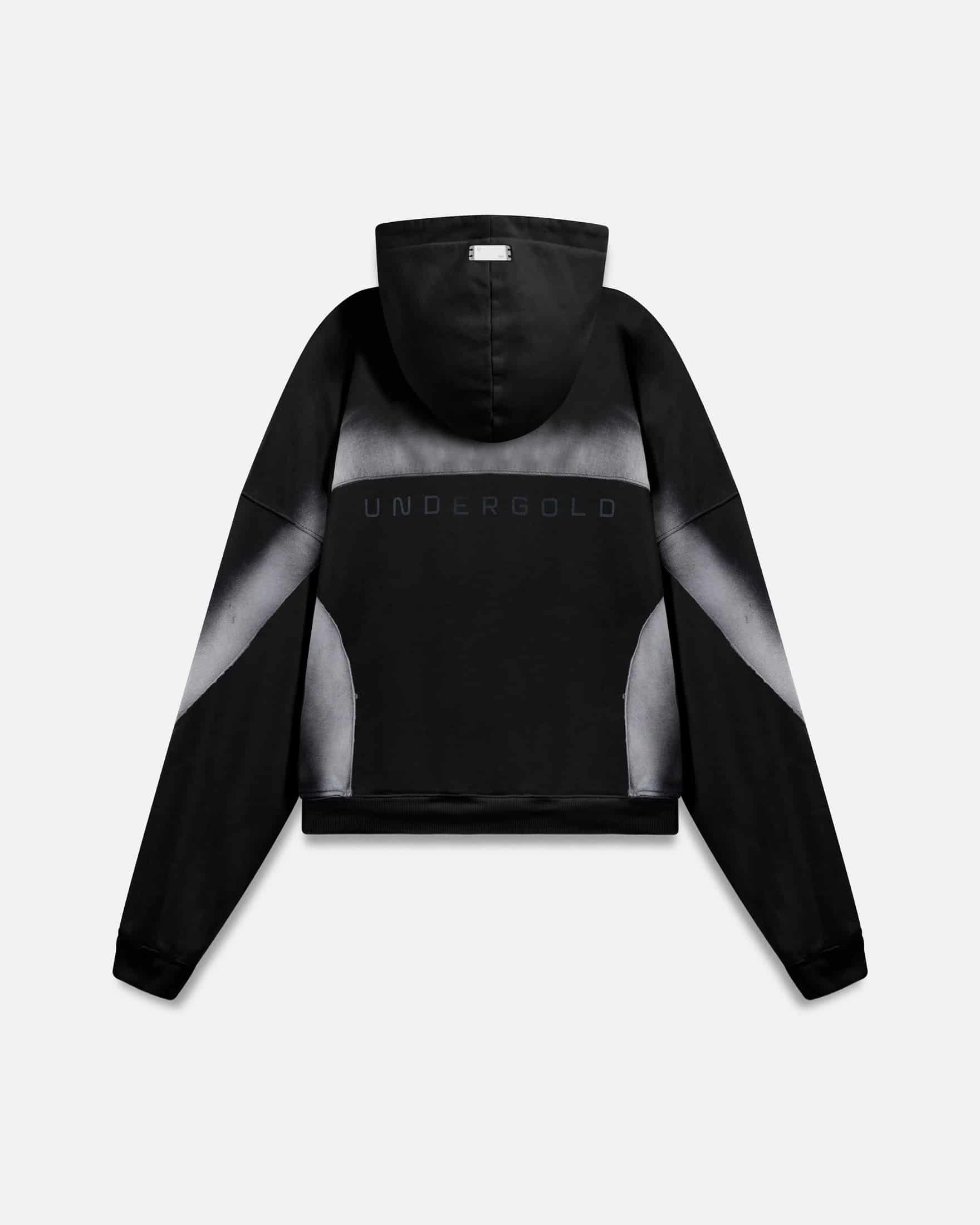 W Act 1 UG Boxy Fit Hoodie Sandblast Black - miniatura 3