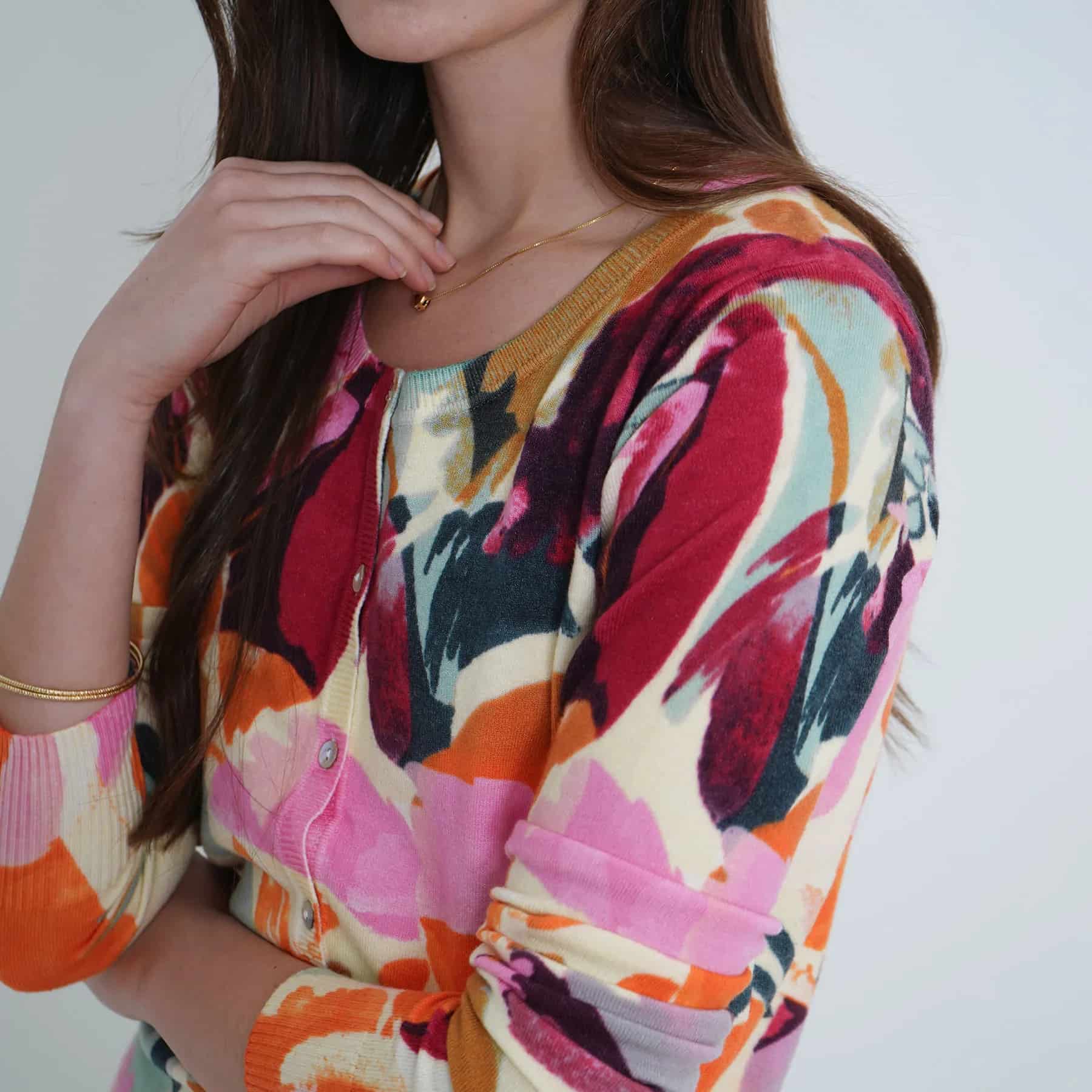 Sweater Cuello V Manga Larga - miniatura 4
