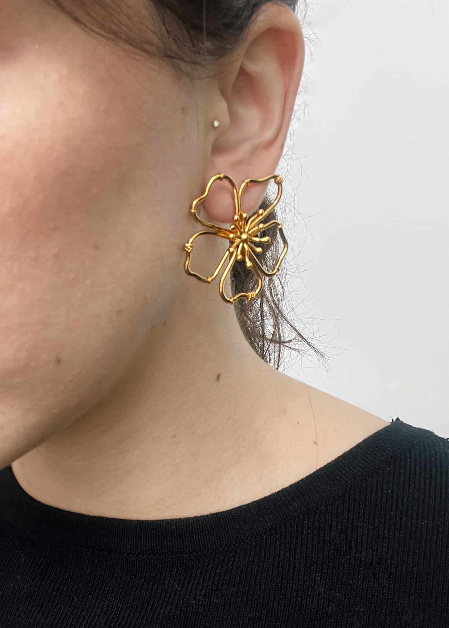 Aretes Aurora midi contorno - miniatura 3