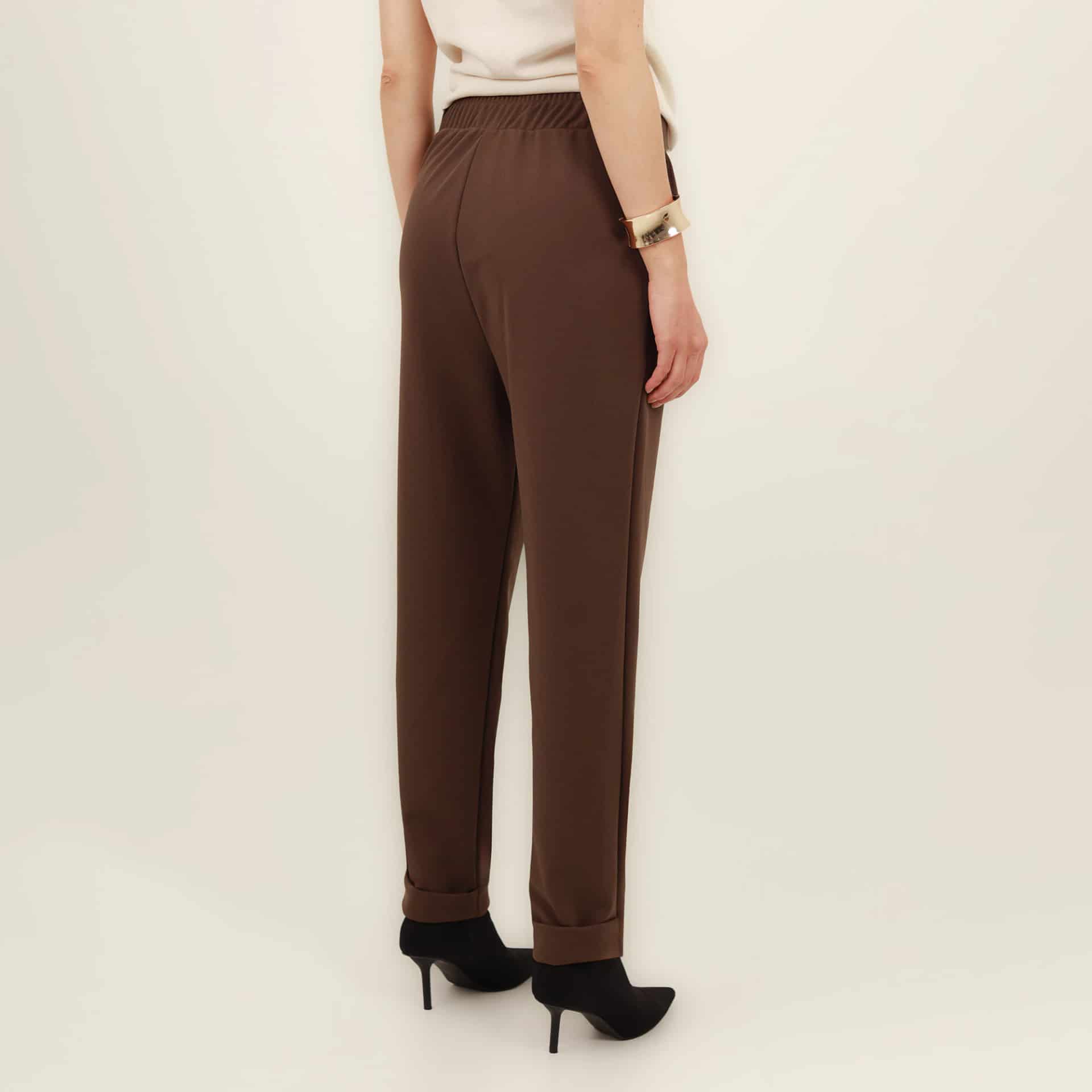 Pantalón bota recta guardapolvo con elastico en cintura - miniatura 4