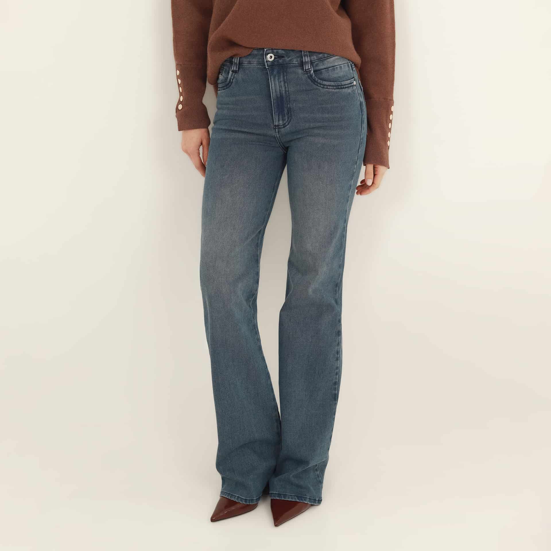 Jean Muse tiro bota flare - miniatura 2