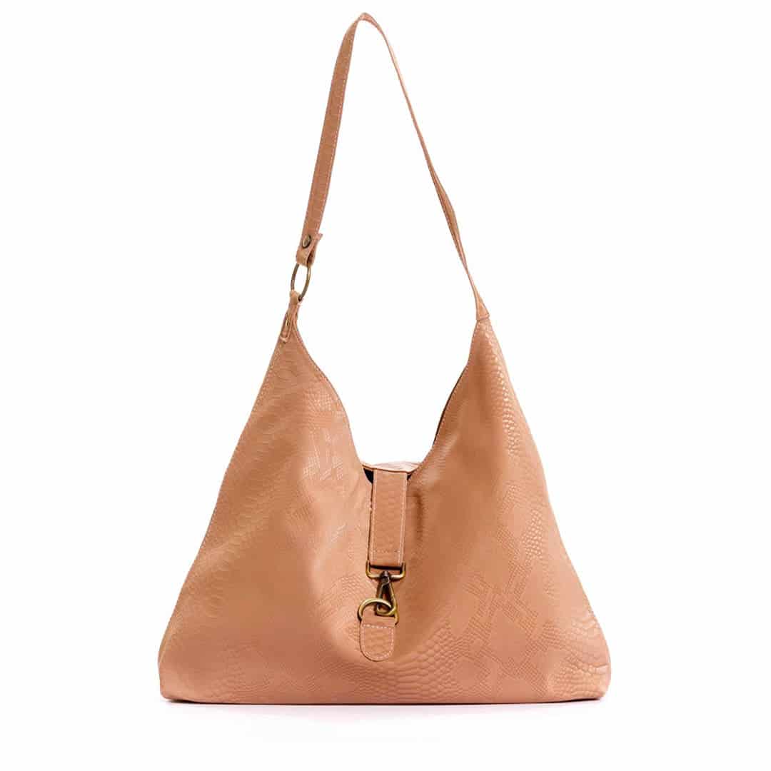Cartera para mujer Badminton mocca con broche Cobra Noir - miniatura 1