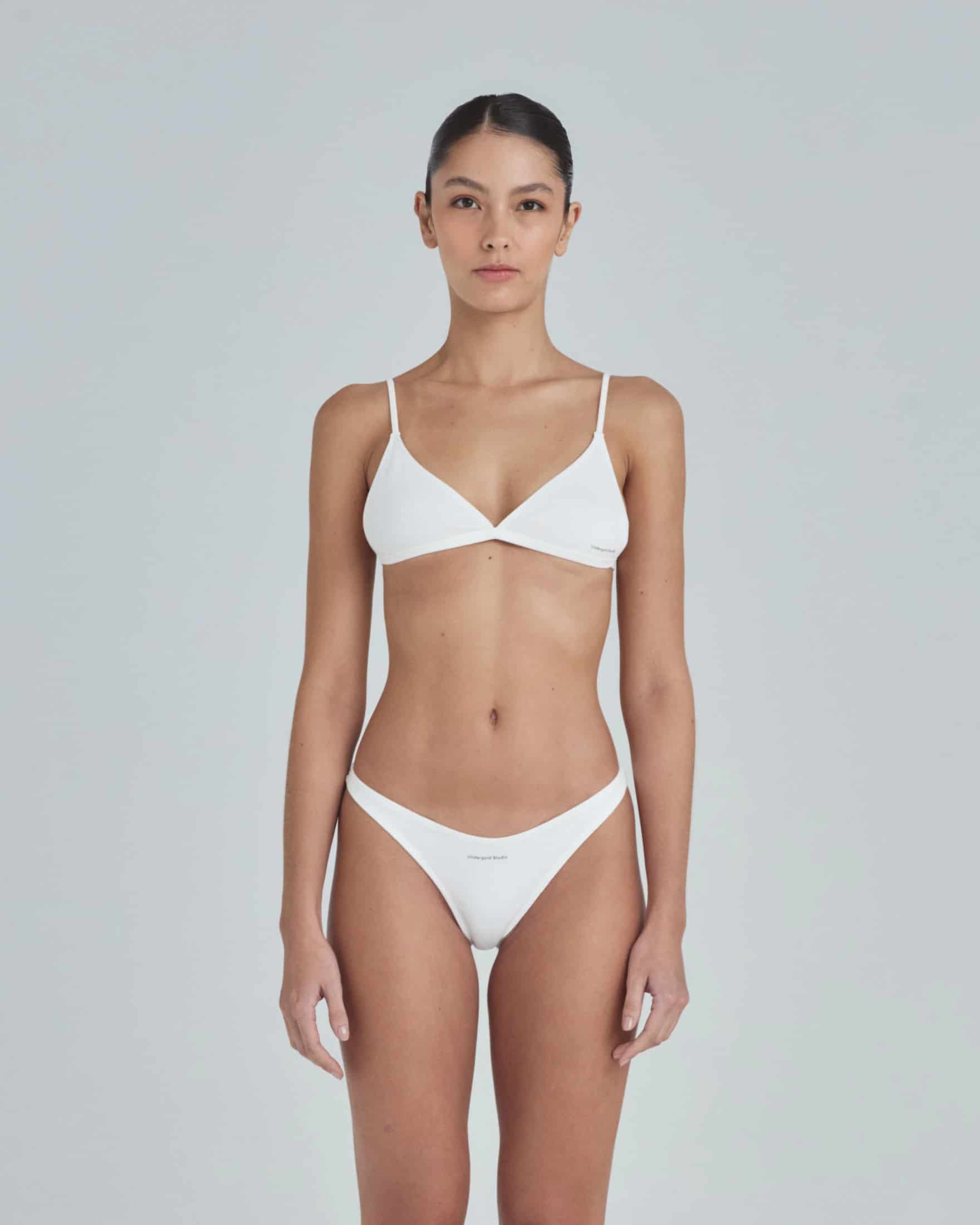 Line Undergold Studio Triangle Bralette Top White - miniatura 2