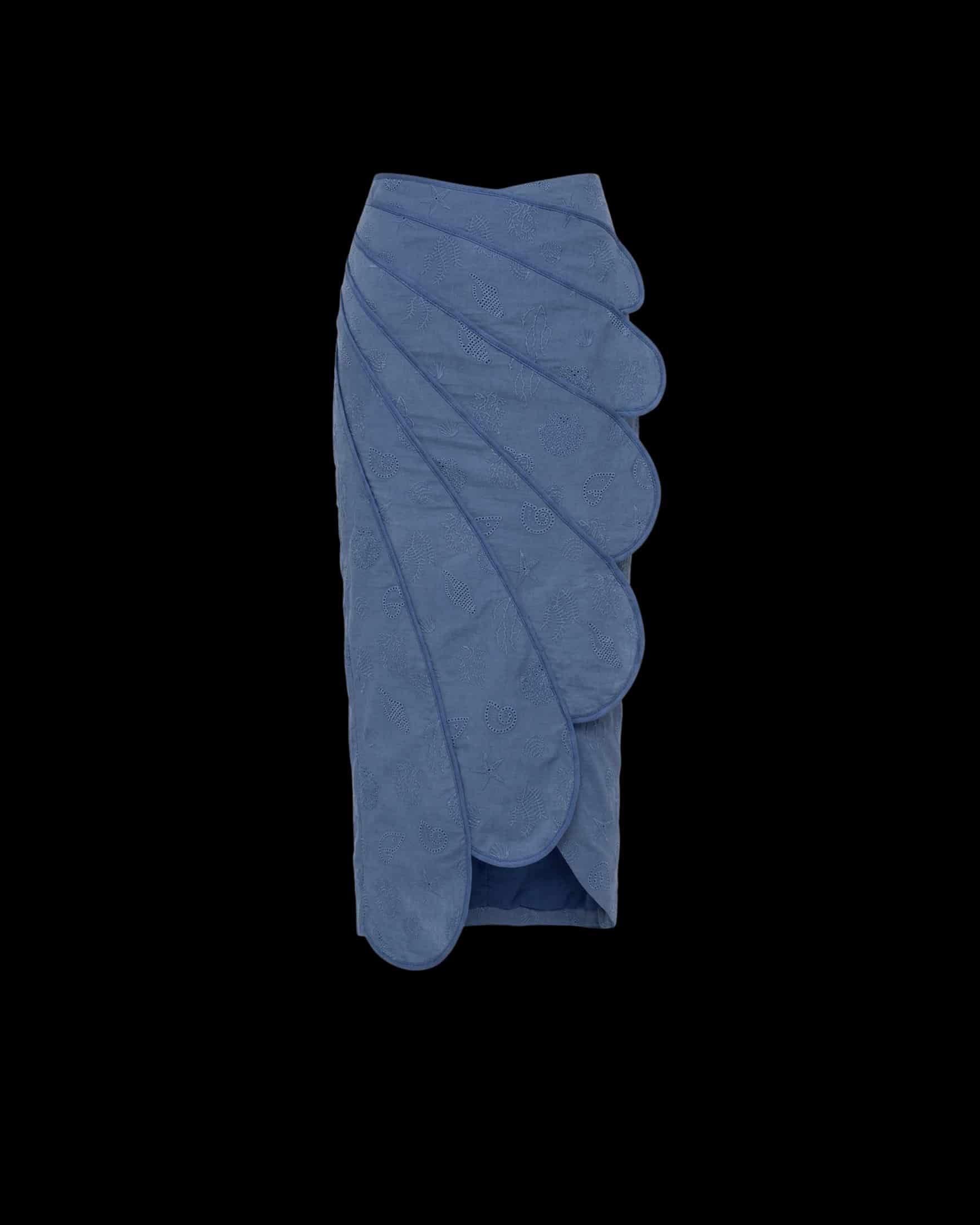 SANGO SKIRT DEEP SEA BLUE SEASHELLS - miniatura 1