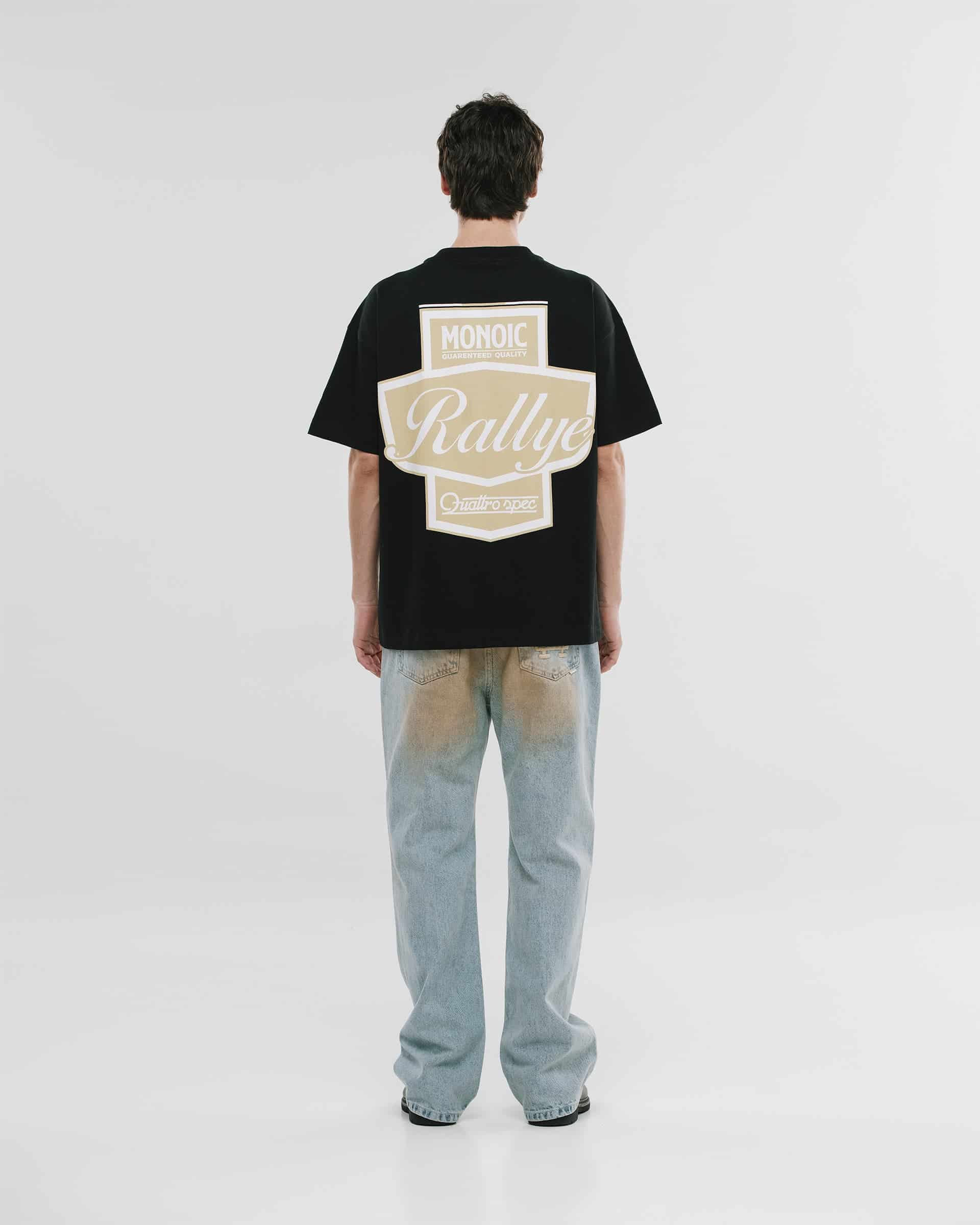 Camiseta Oversized Rallye - Negro Oscuro - miniatura 2