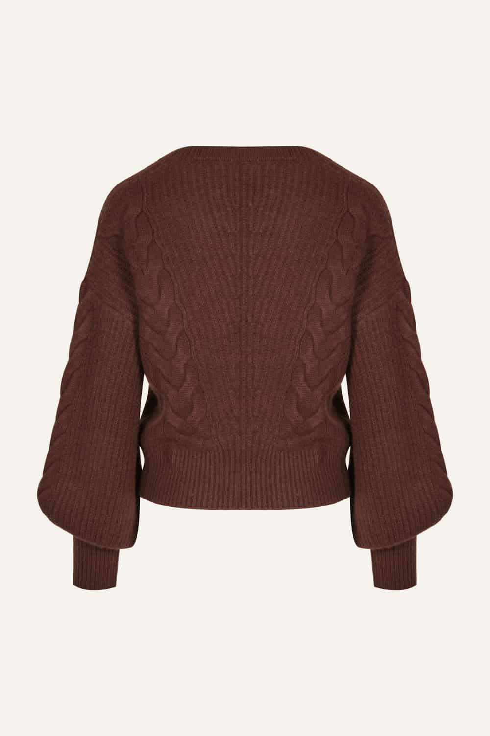 Braided Cable Sweater - miniatura 3