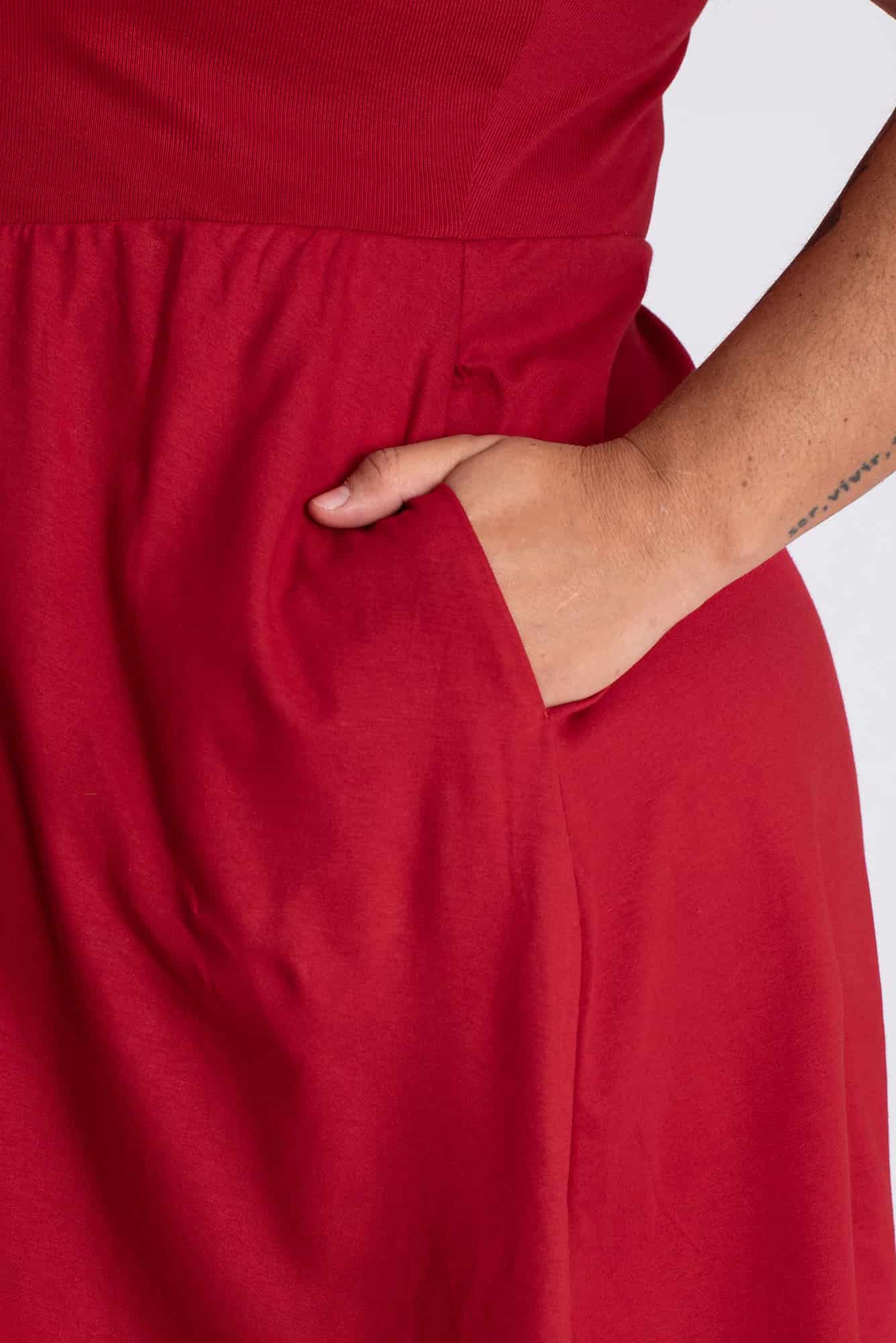Vestido Amapola Rojo - miniatura 10