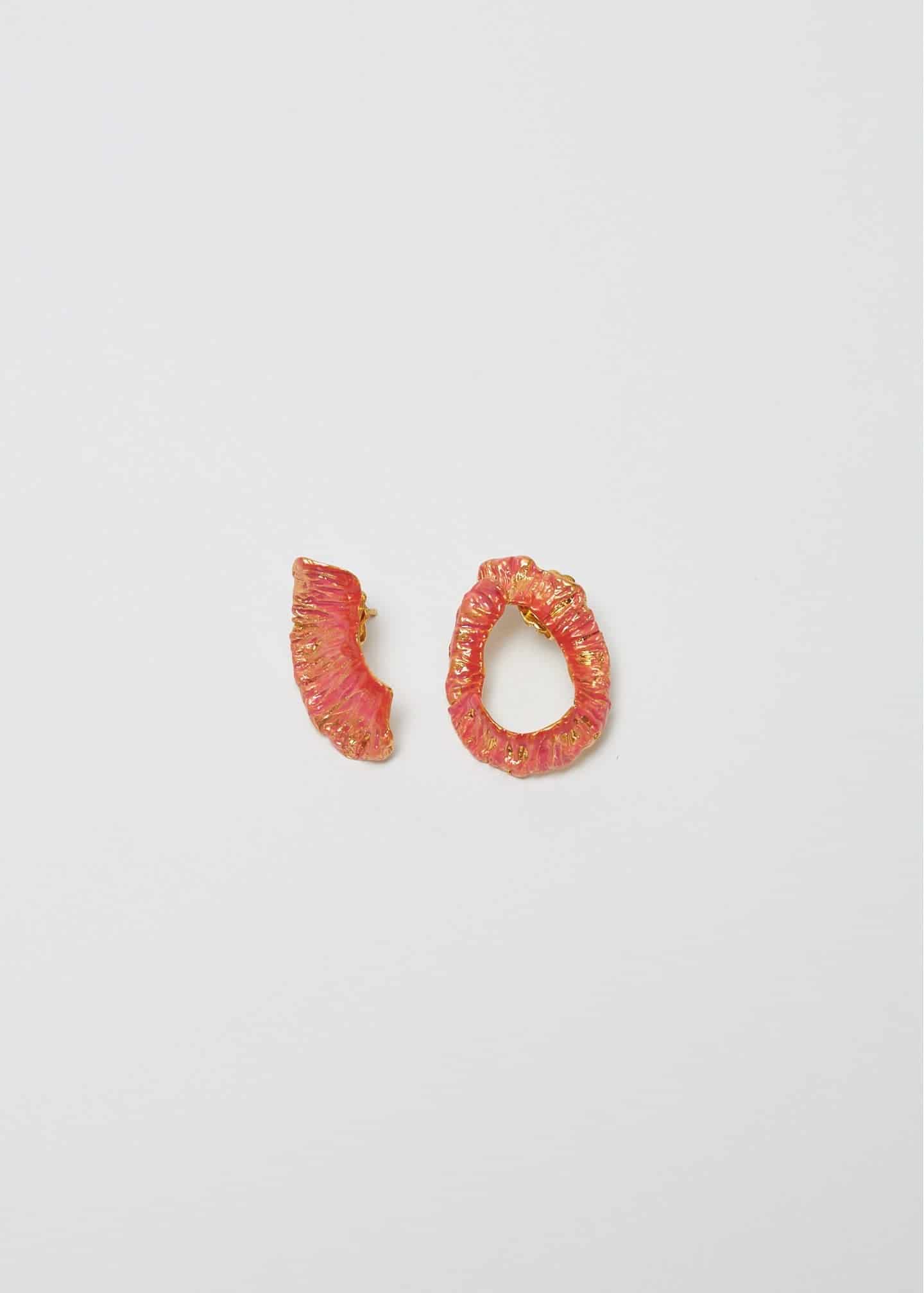 ASYMMETRICAL SUNSET EARRINGS - miniatura 2