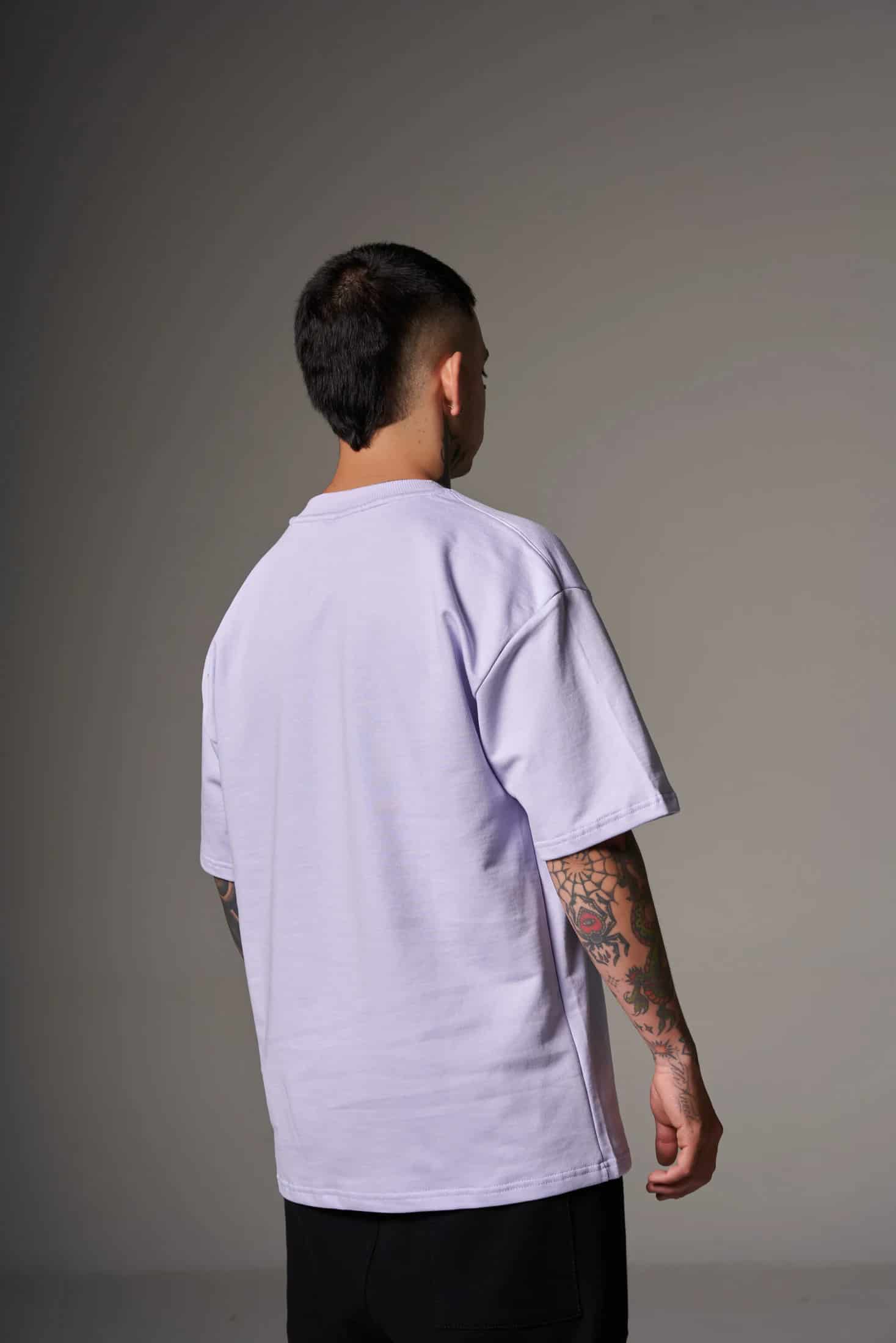CAMISETA 300 GRAMOS 100% ALGODÓN LILA - miniatura 7