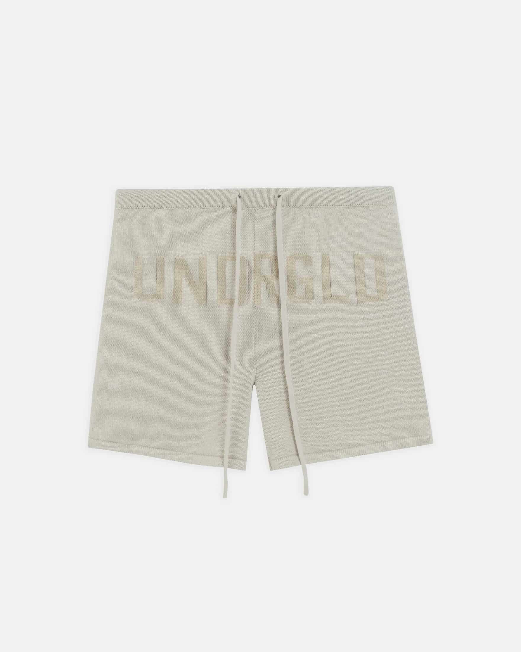 Basics UNDRGLD Knitted Shorts Cream - miniatura 7