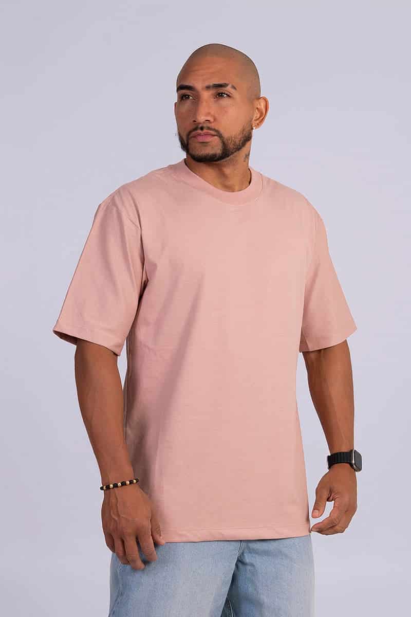 Camiseta regular básica nude - miniatura 3