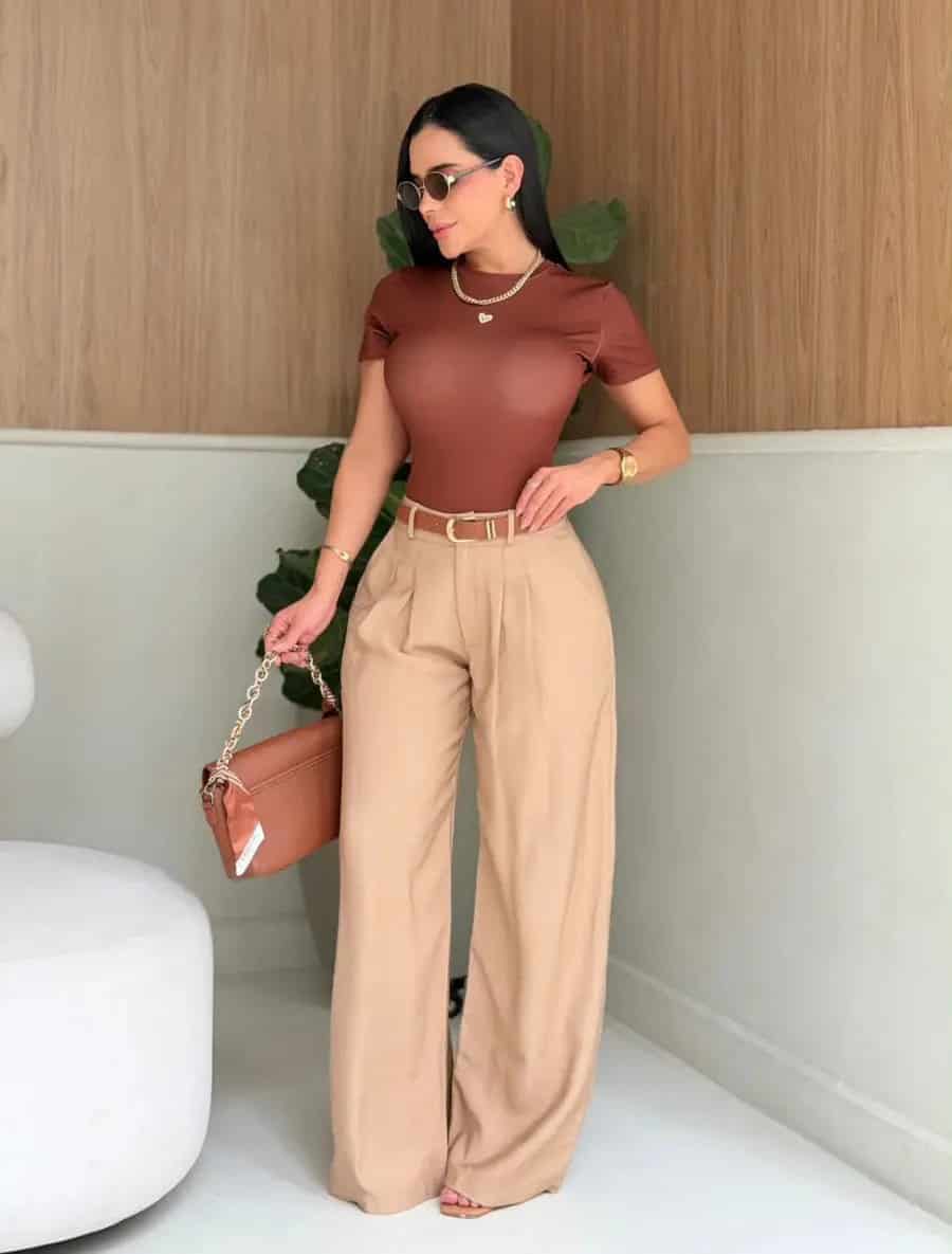 Pantalon Delia (arena ) - miniatura 1