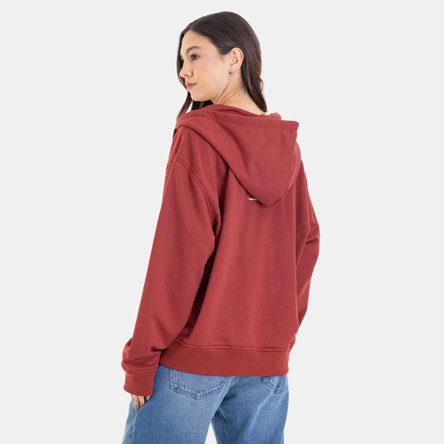 Zip Hoodie Regular Fit Red - miniatura 7