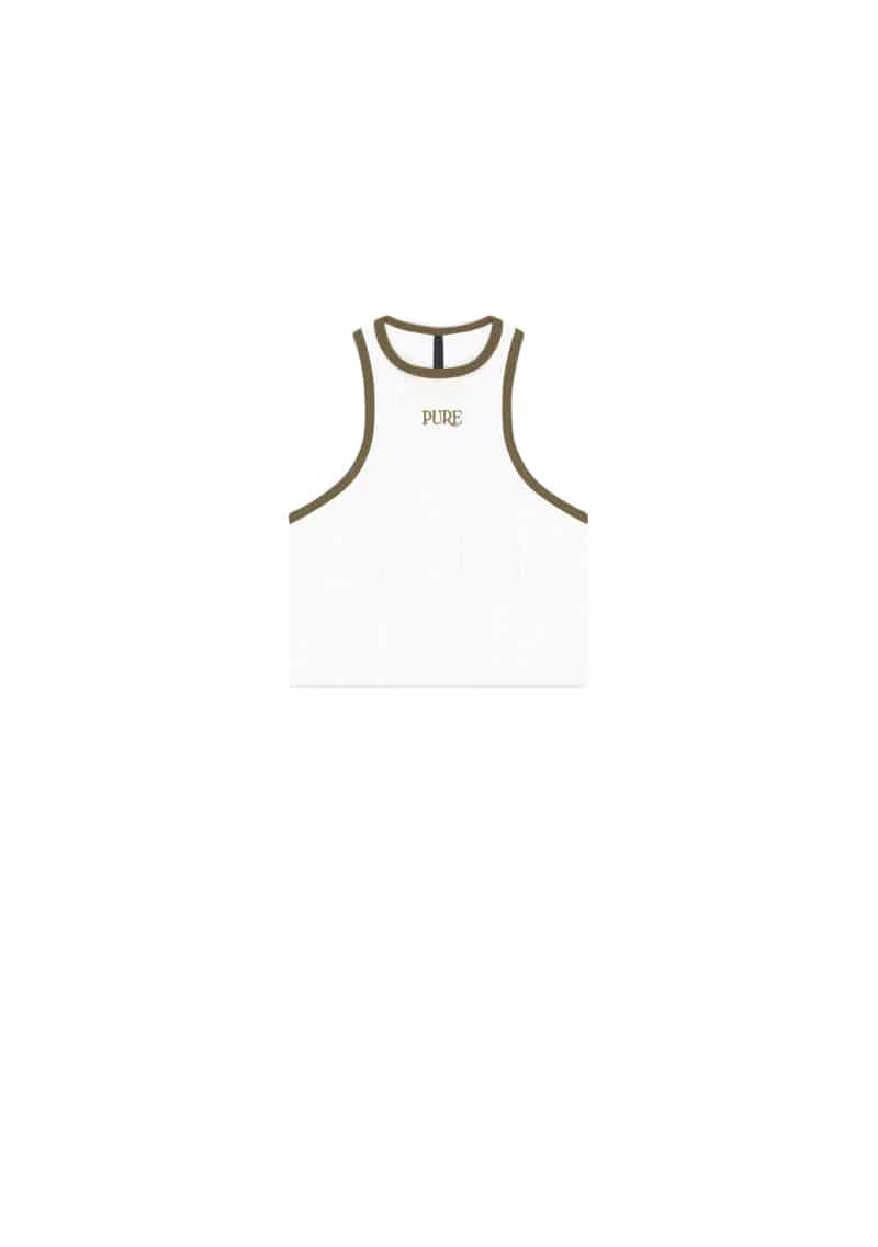 Atelier Cream - Brown Crop top - miniatura 1