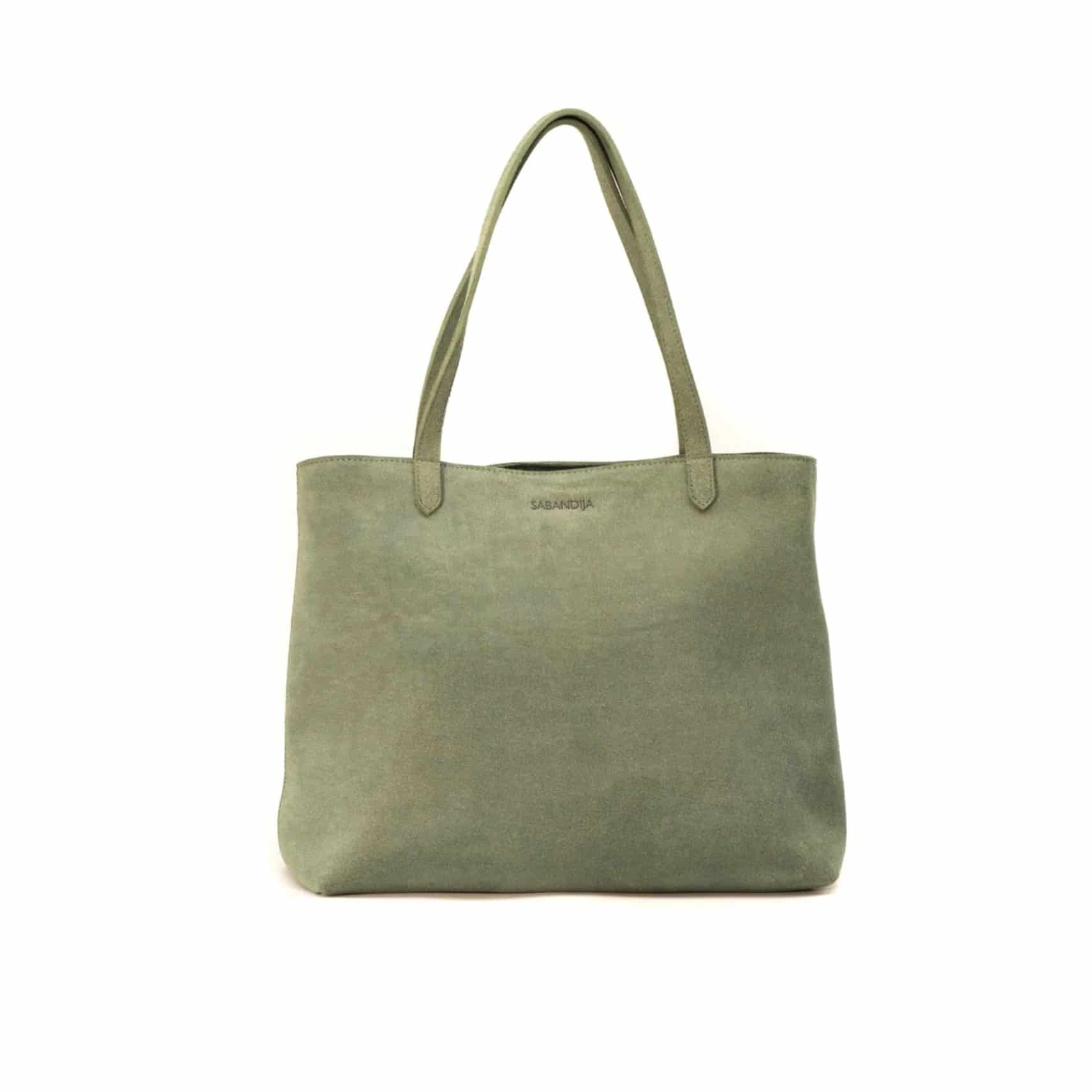 Signet suede tote bag - miniatura 1