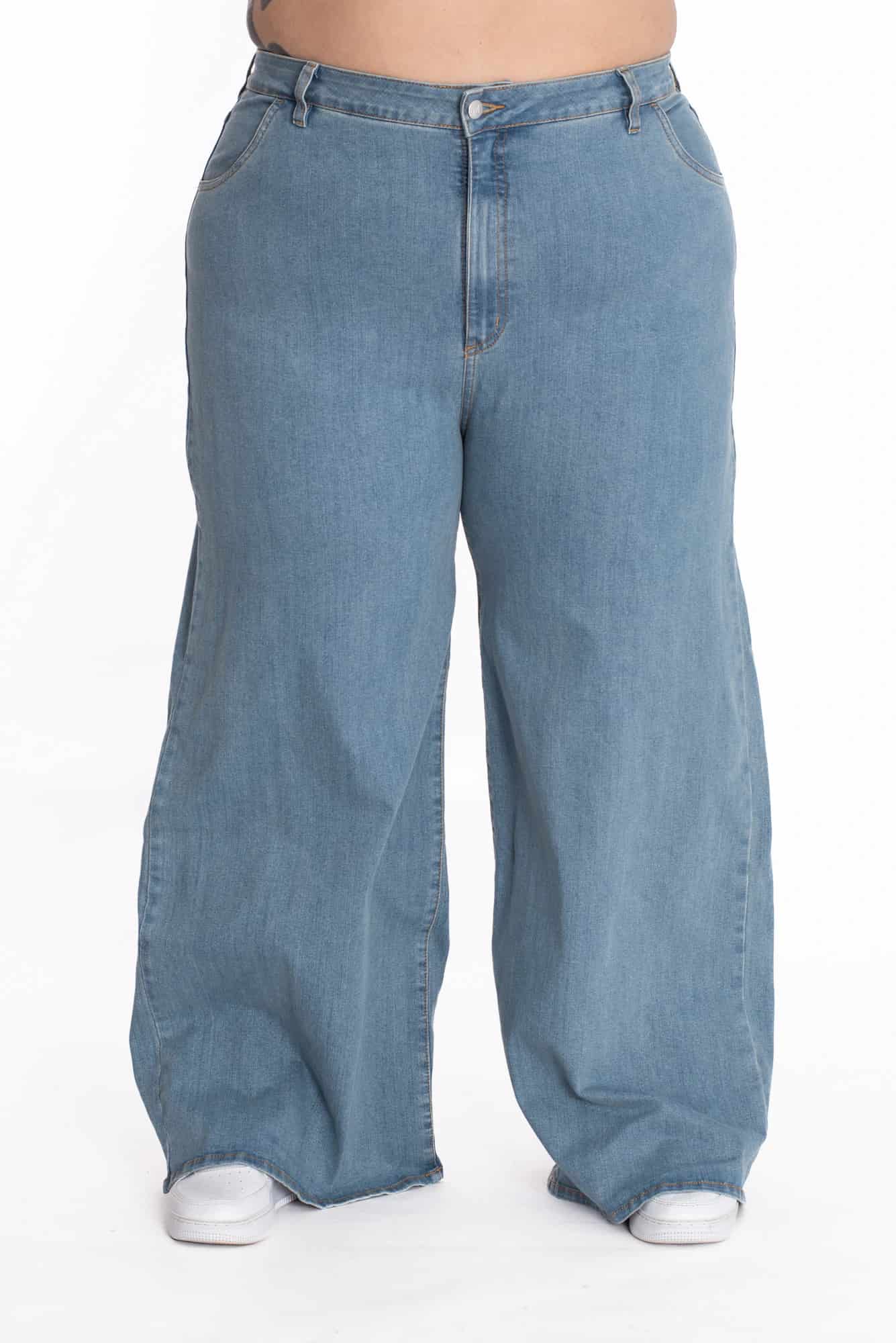 Jean Amplio Azul Dirty 414 - miniatura 3