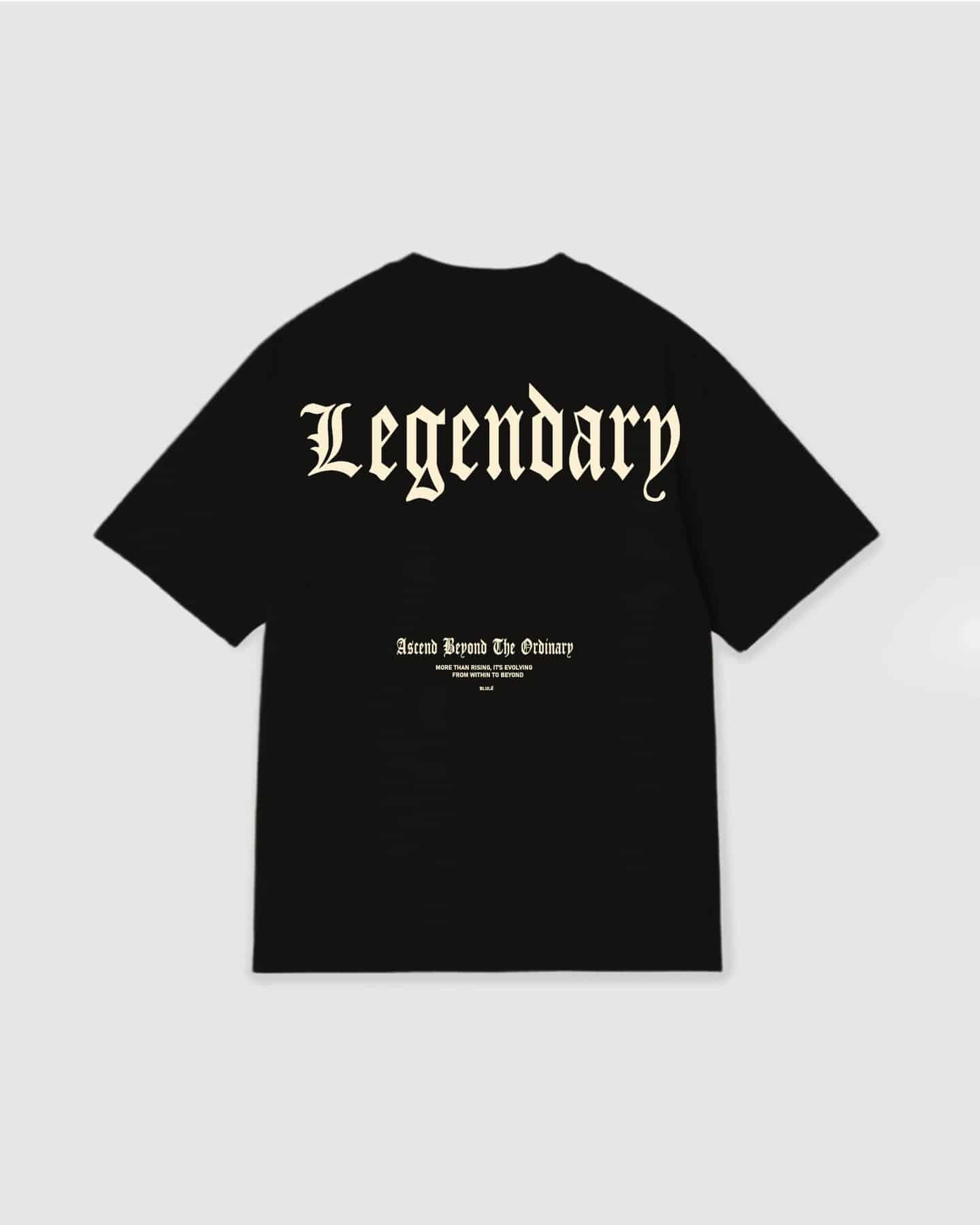 Oversized T Shirt Legendary Black - miniatura 1