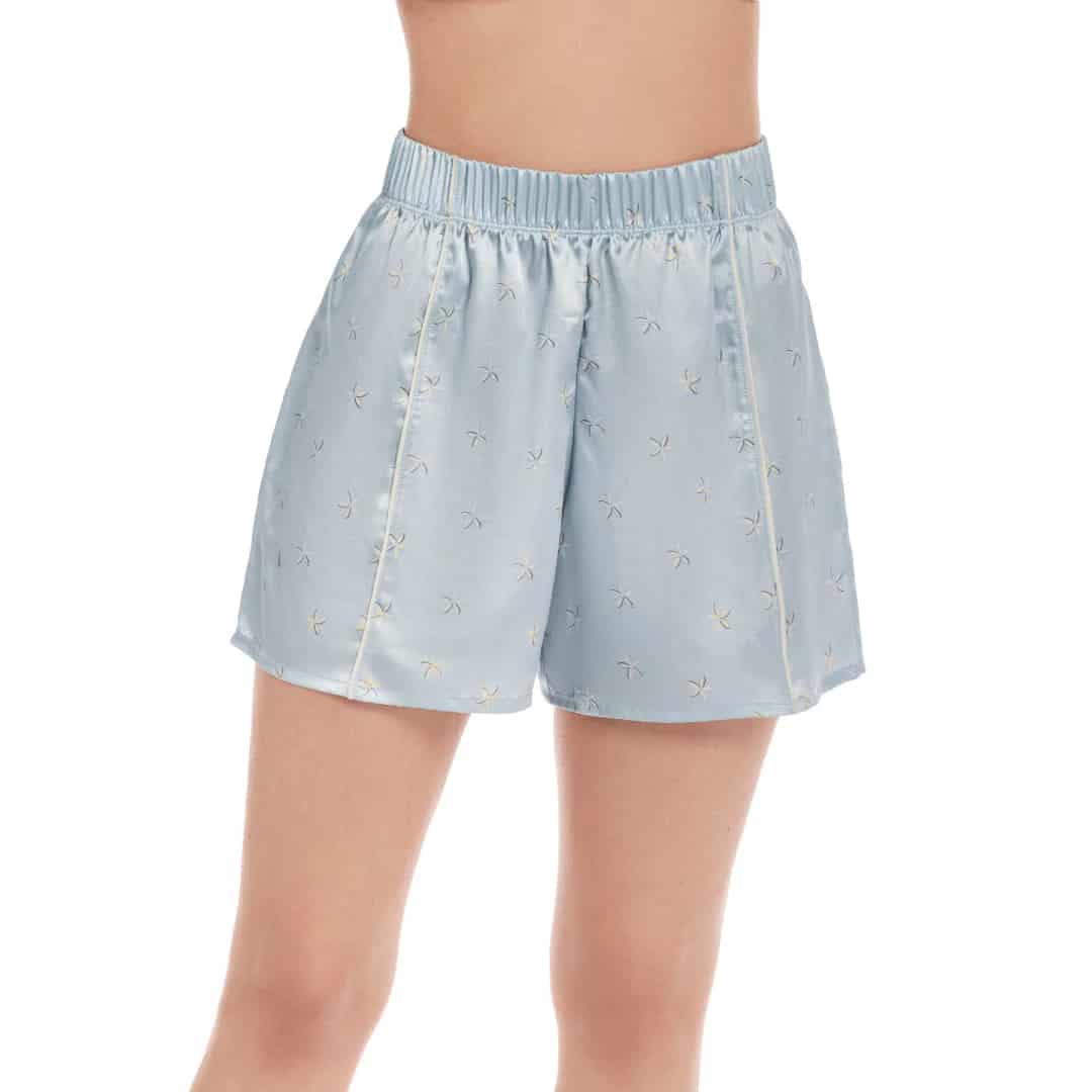 SHORT DE PIJAMA CON VIVO DECORATIVO - miniatura 2