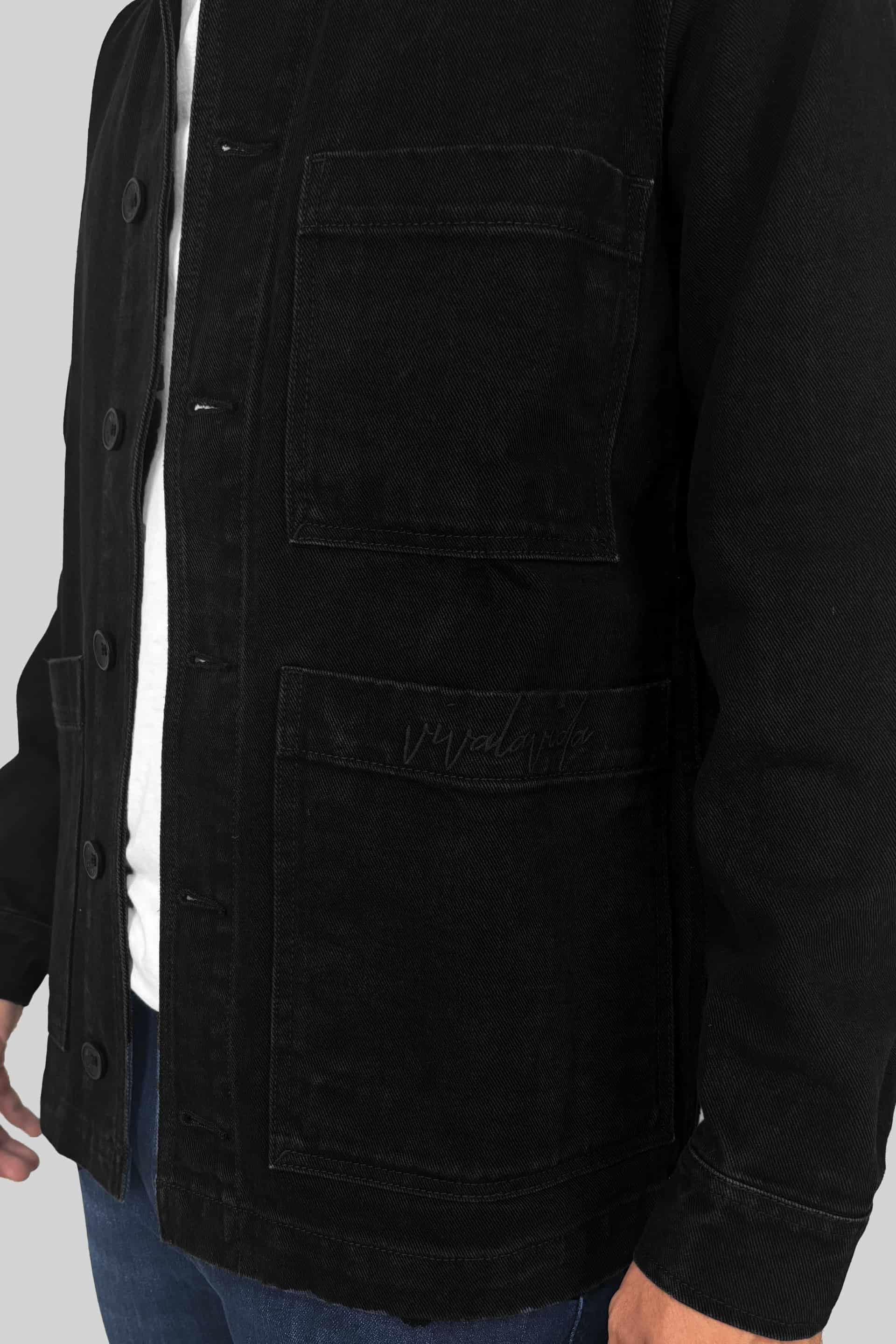 CHAQUETA BLACK DENIM - miniatura 4