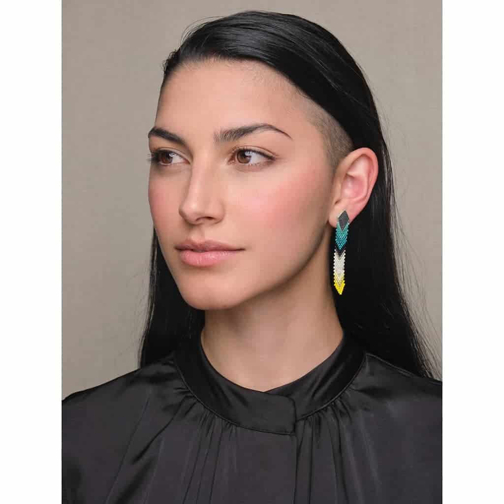 ARETES PLUMA PEQUEÑOS - miniatura 2