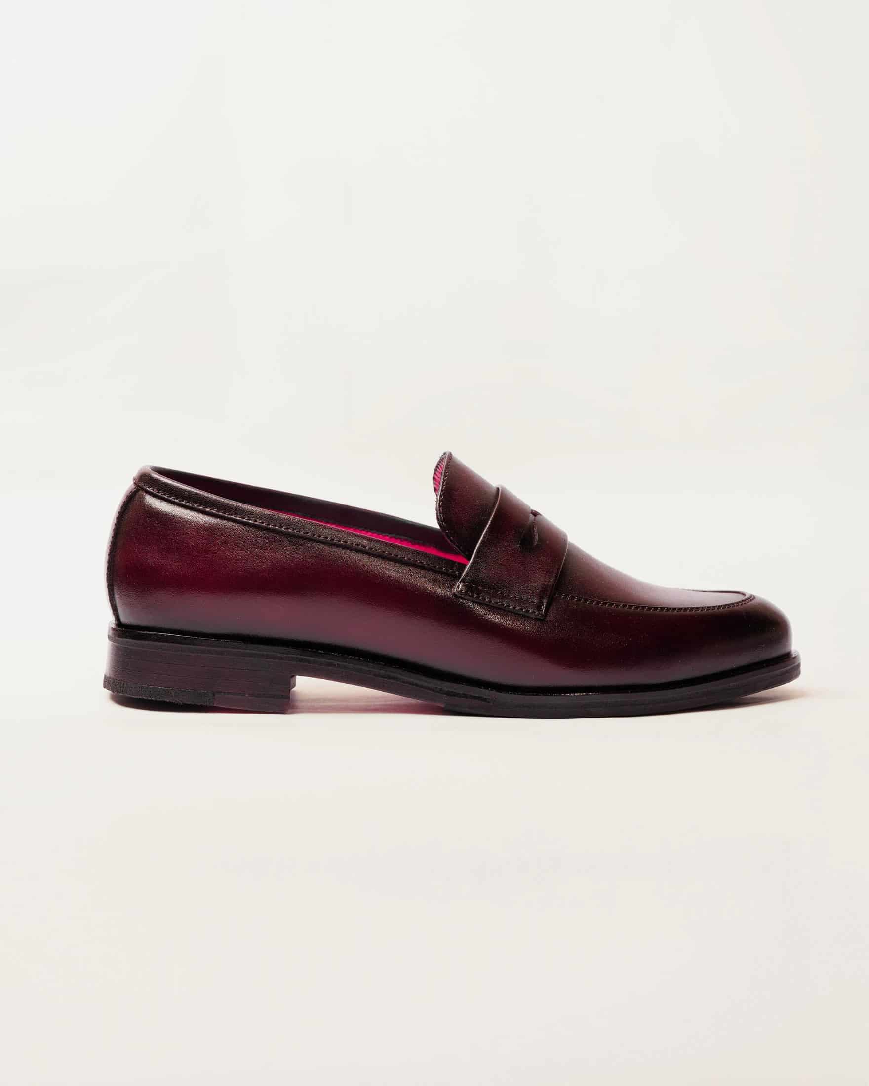 Mocasín Alessa Vinotinto Suela Ultraliviana - miniatura 1