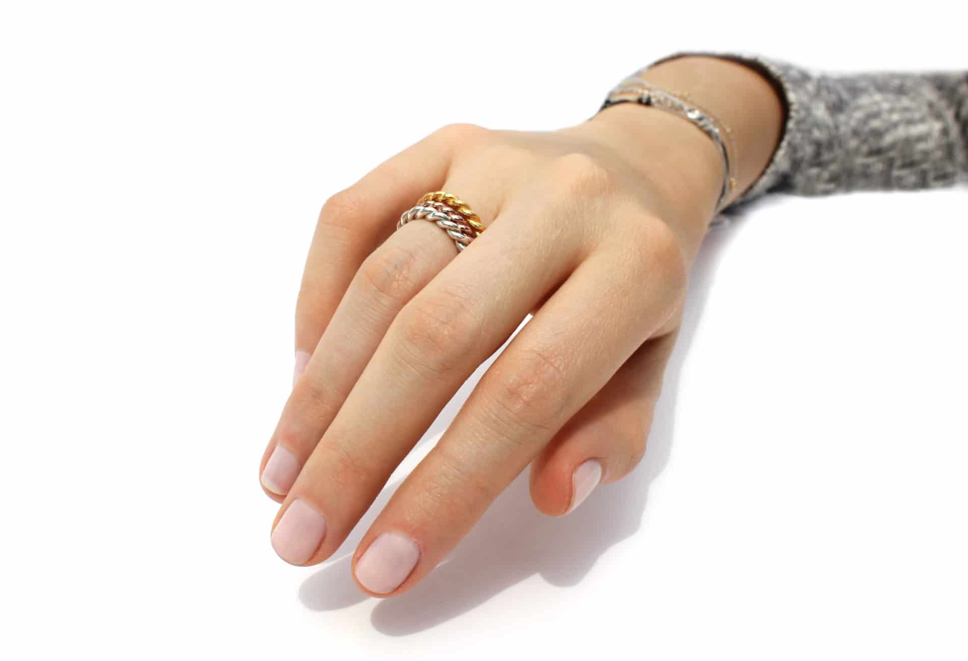 Anillo Trenza Grueso - miniatura 2