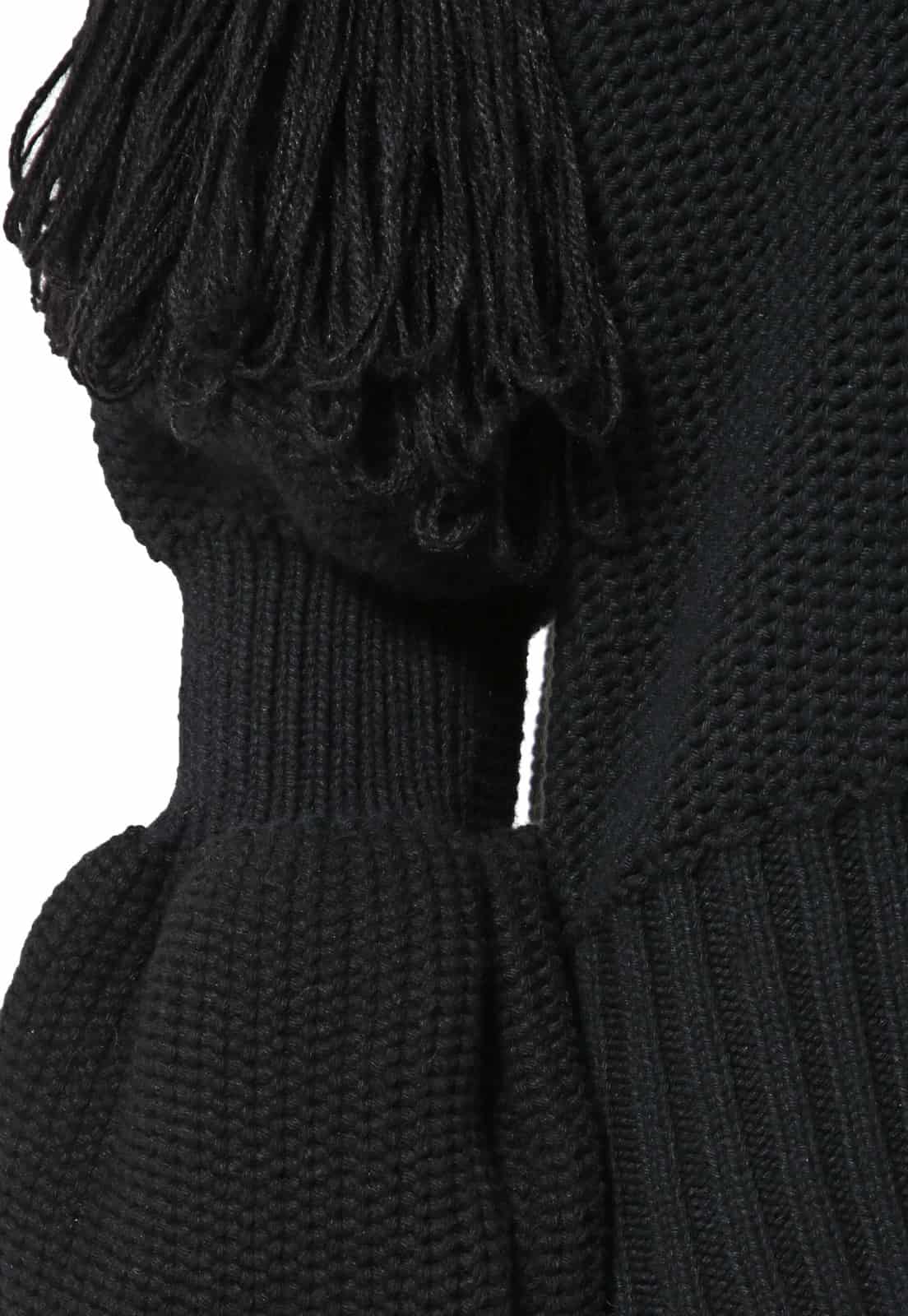 FRINGED BRAIDED CARDIGAN - miniatura 4