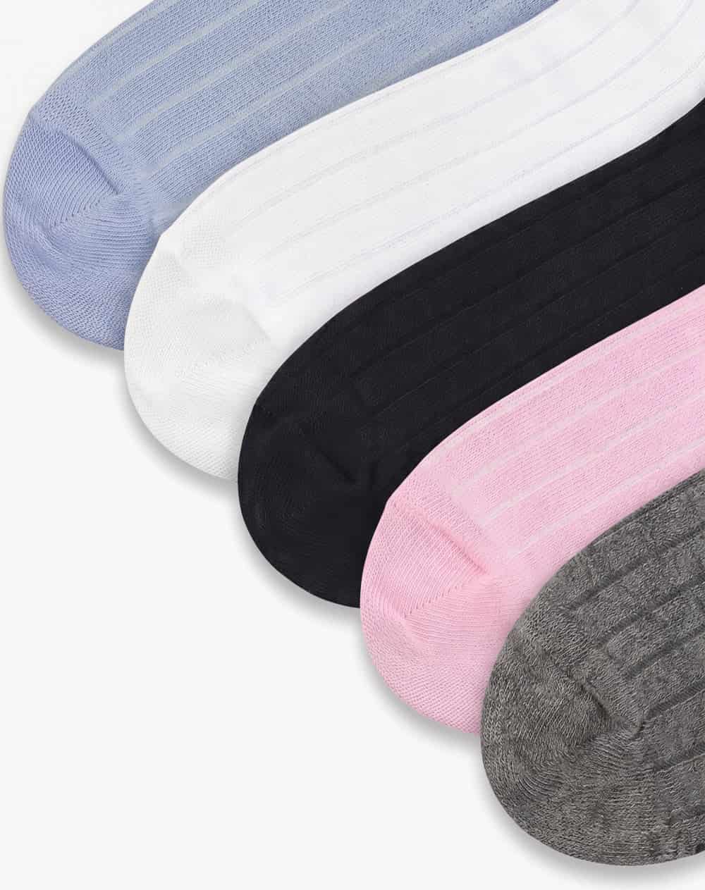 5 pares de medias tobilleras surtido mujer - miniatura 3