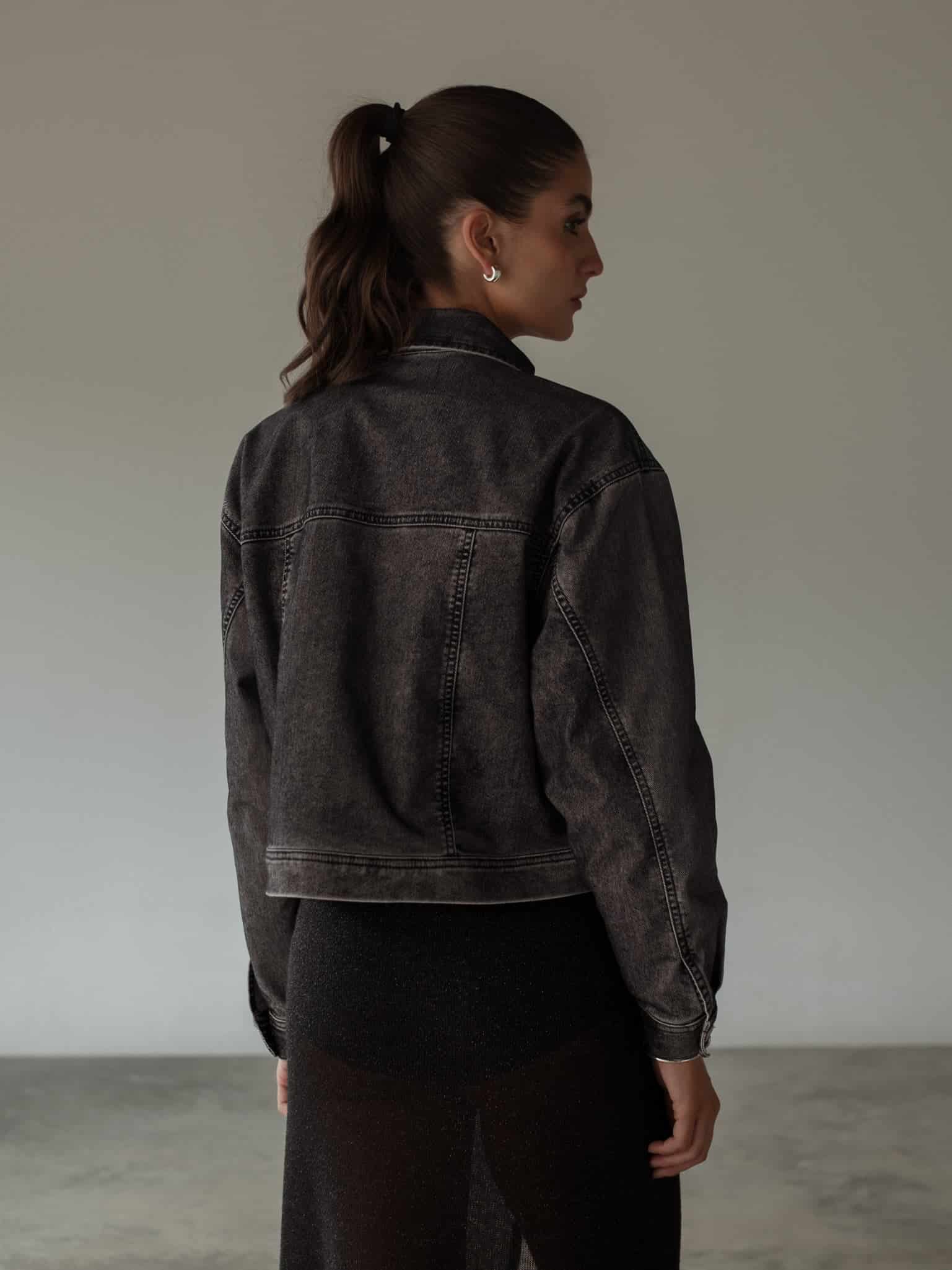 TIMELESS VELVET JACKET - BLACK - miniatura 9