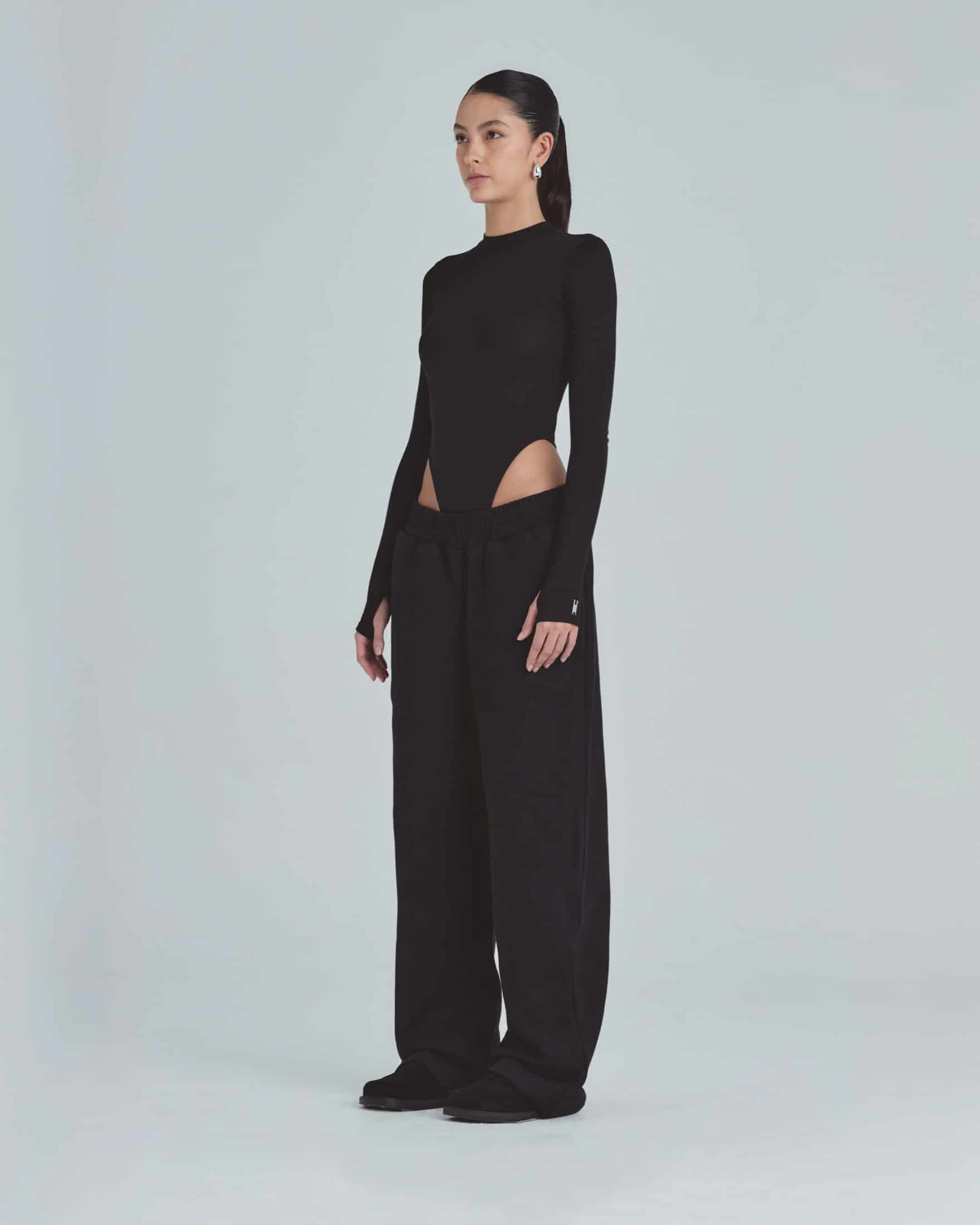 Line Undergold Studio Turtleneck Bodysuit Black - miniatura 5