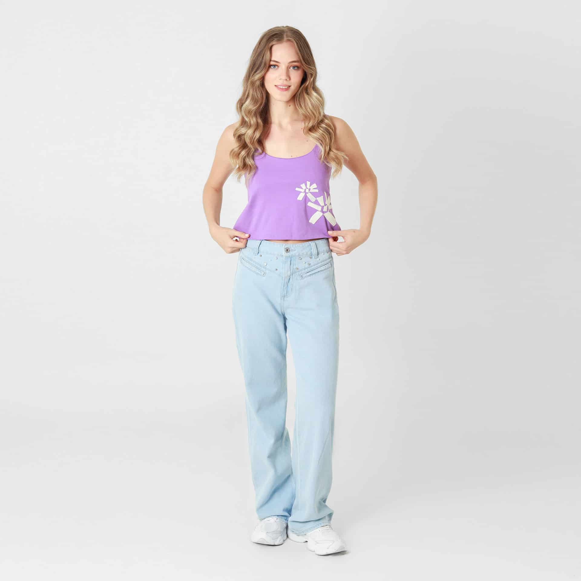 Camiseta Cuello Redondo Manga Tiras - miniatura 3