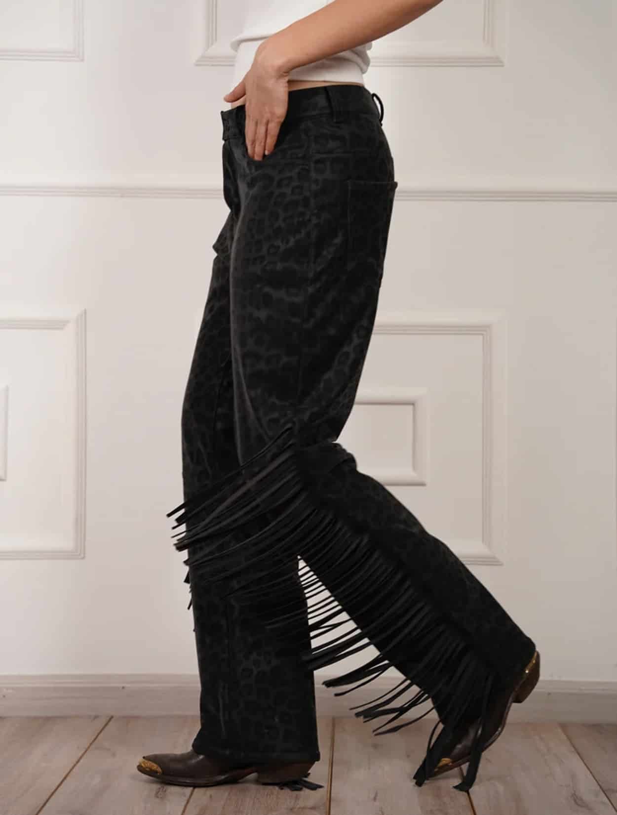 JEAN FRINGED PANTHER - miniatura 2