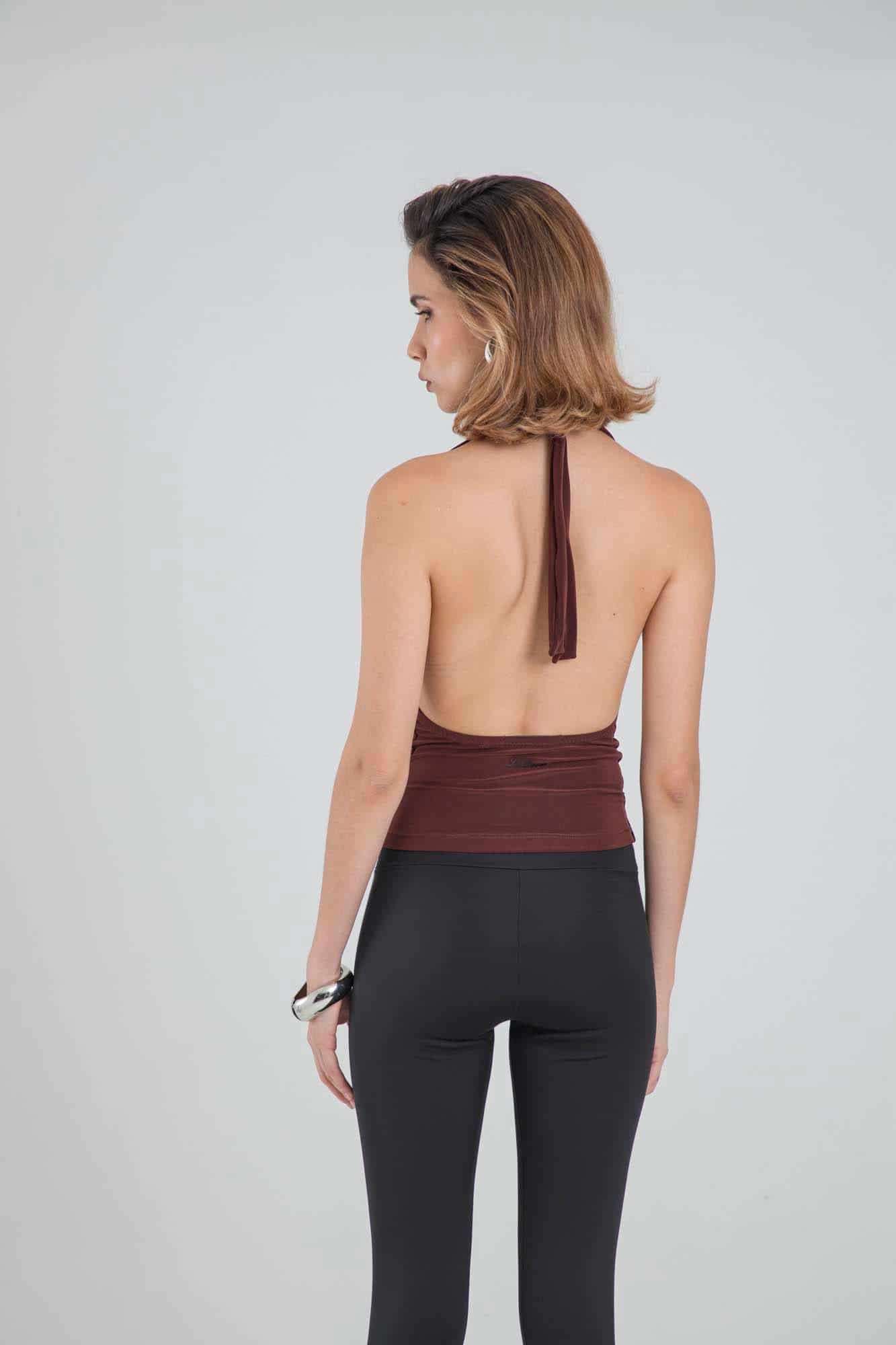OPHELIA BROWN TOP - miniatura 3