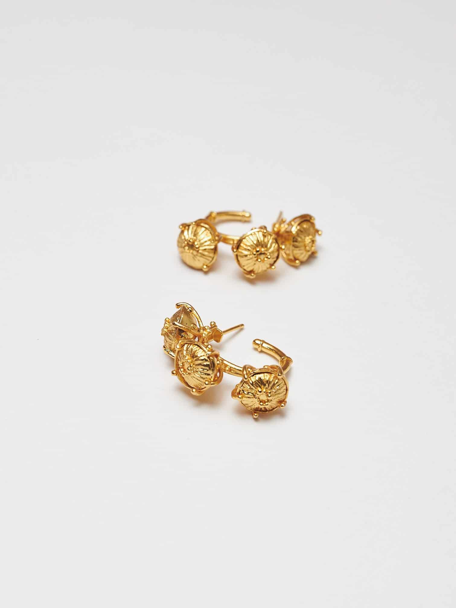 MAXI HOOP EARRINGS "SOMBRERITO" - miniatura 5