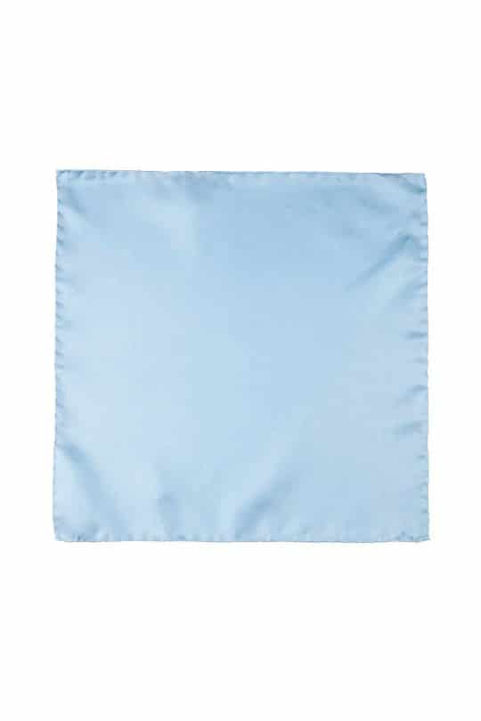 Men's silk sky blue handkerchief - miniatura 2