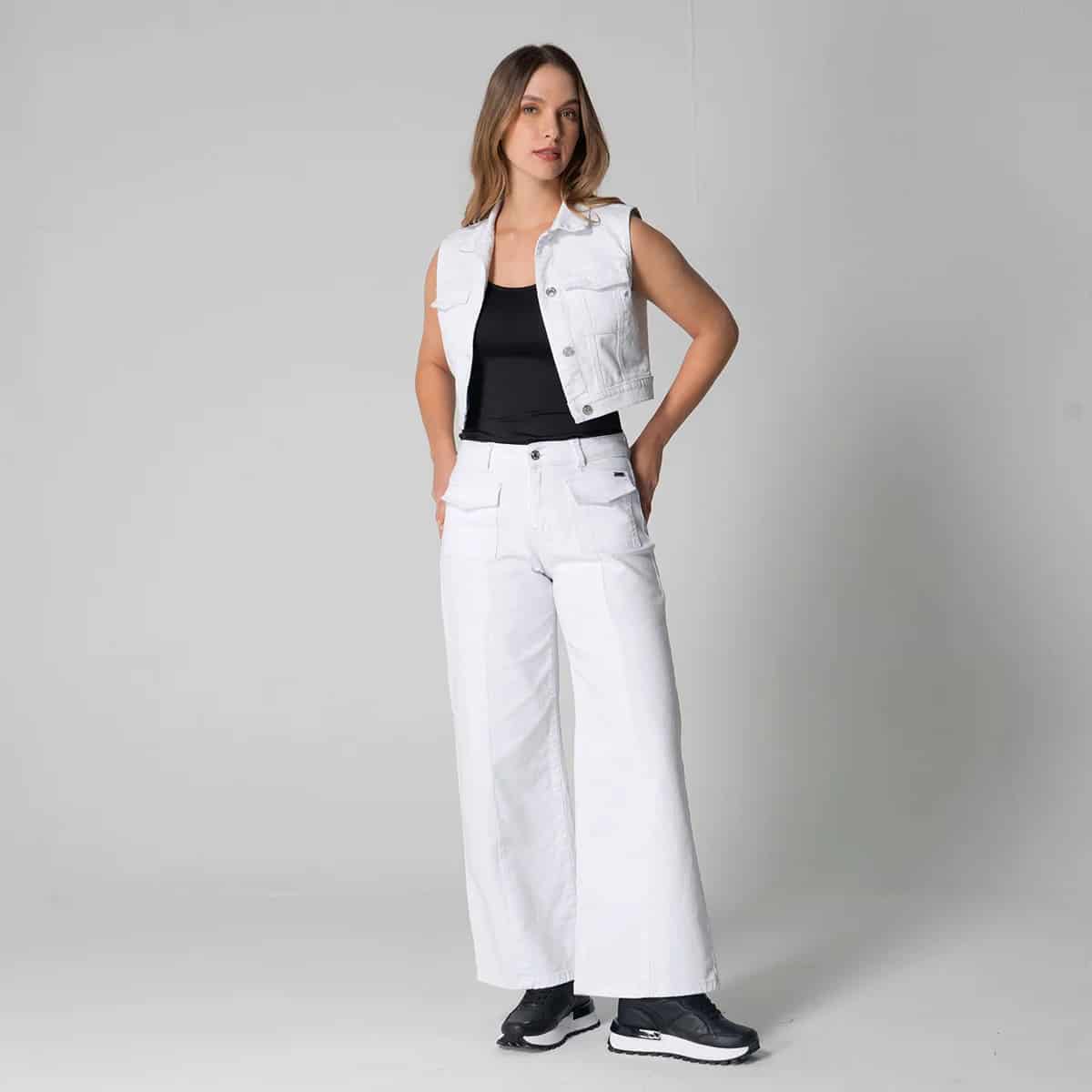 Pantalon Denim Wide Leg Villana - miniatura 1