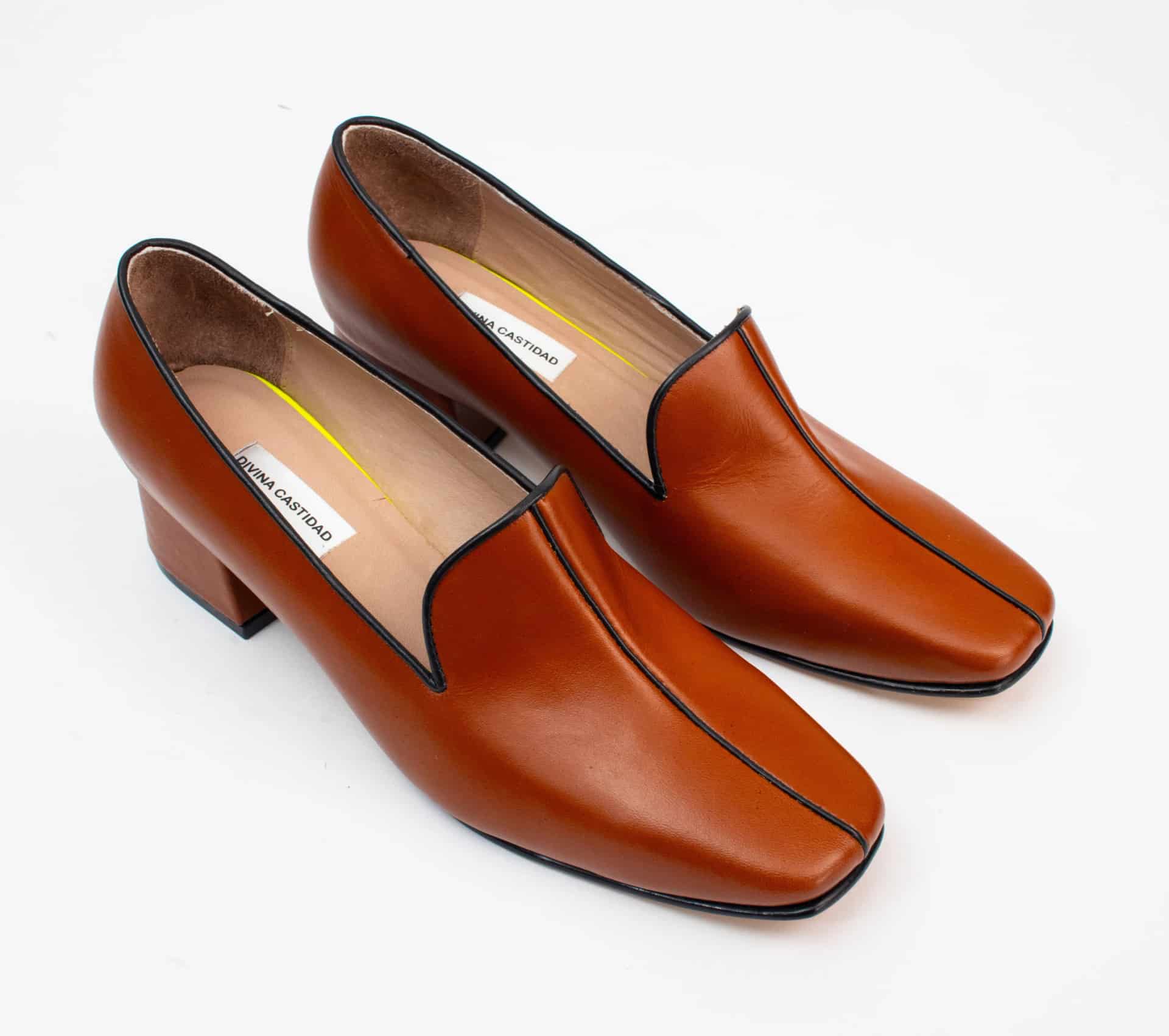LOAFERS - honey x black - miniatura 1