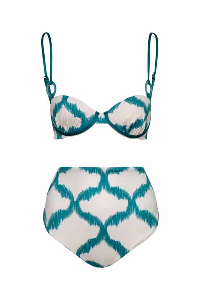 Bottom de Bikini Tania Azure Ivory Colombia - miniatura 9
