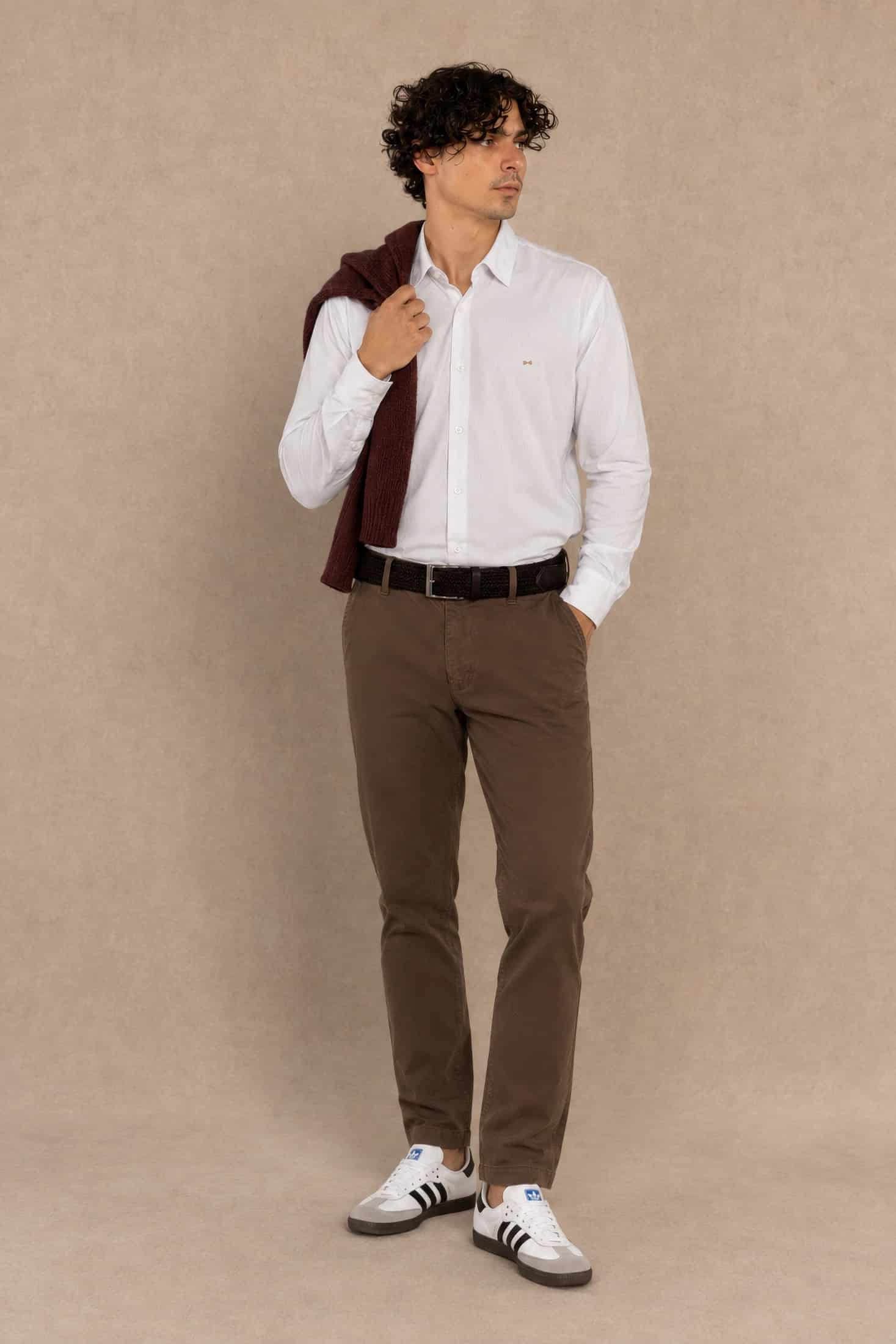 Camisa Performance Oxford Blanca - miniatura 2