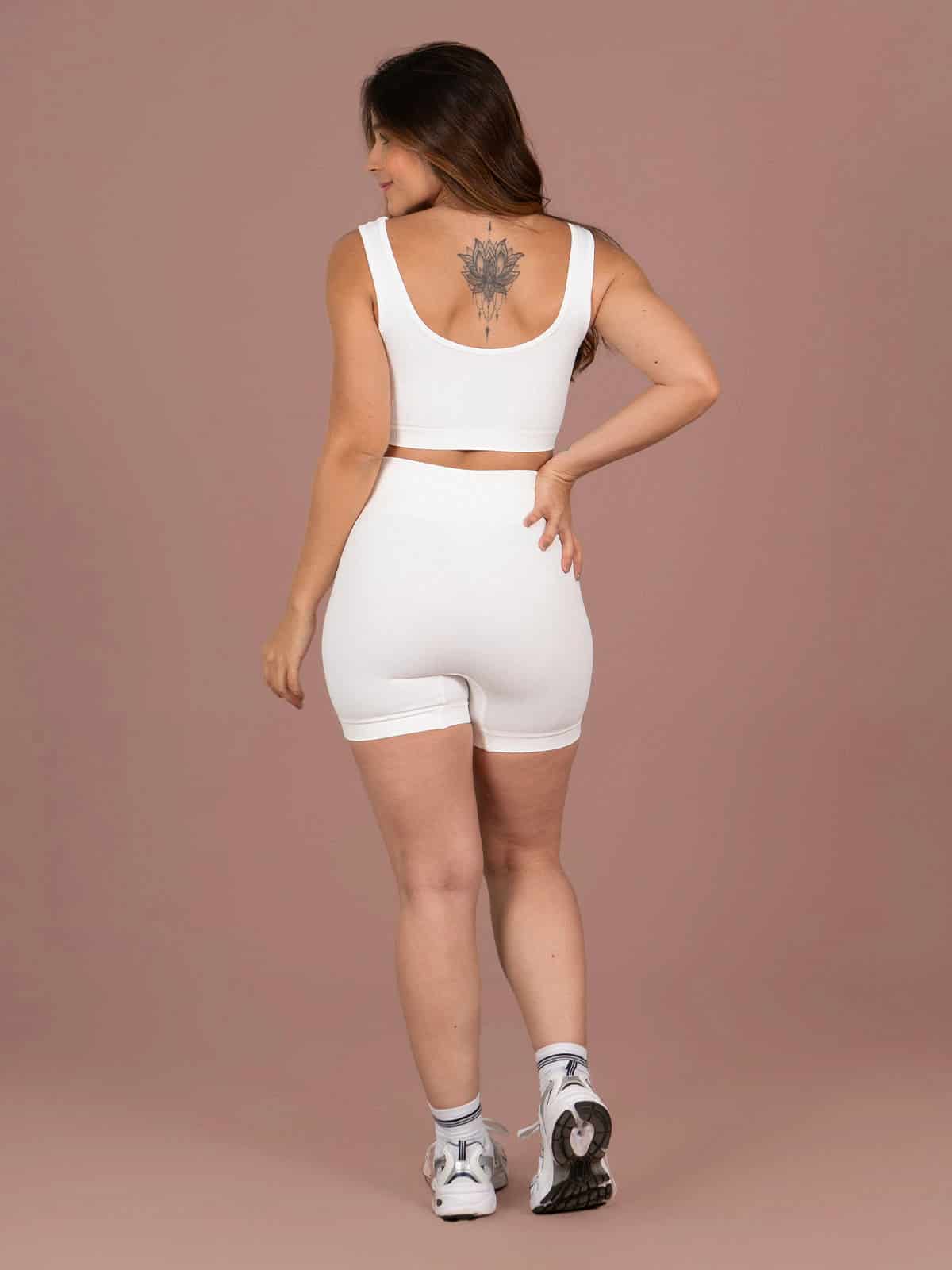 Ela short set seamless blanco - miniatura 2