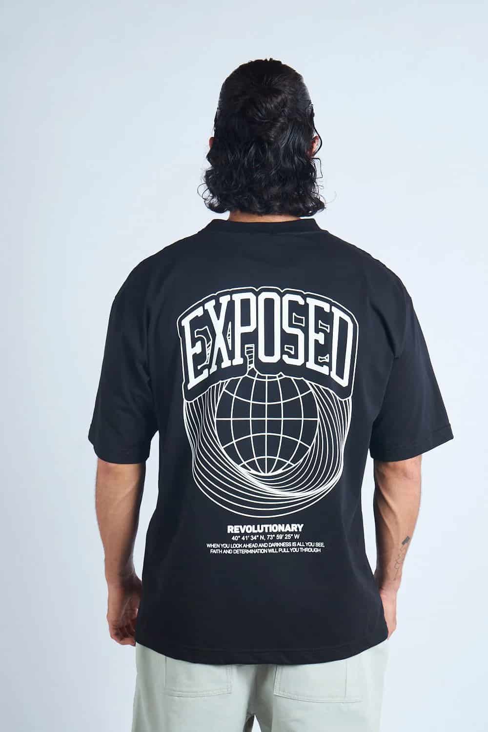 CAMISETA OVERSIZE NEGRA [DROP 0:0] - miniatura 2